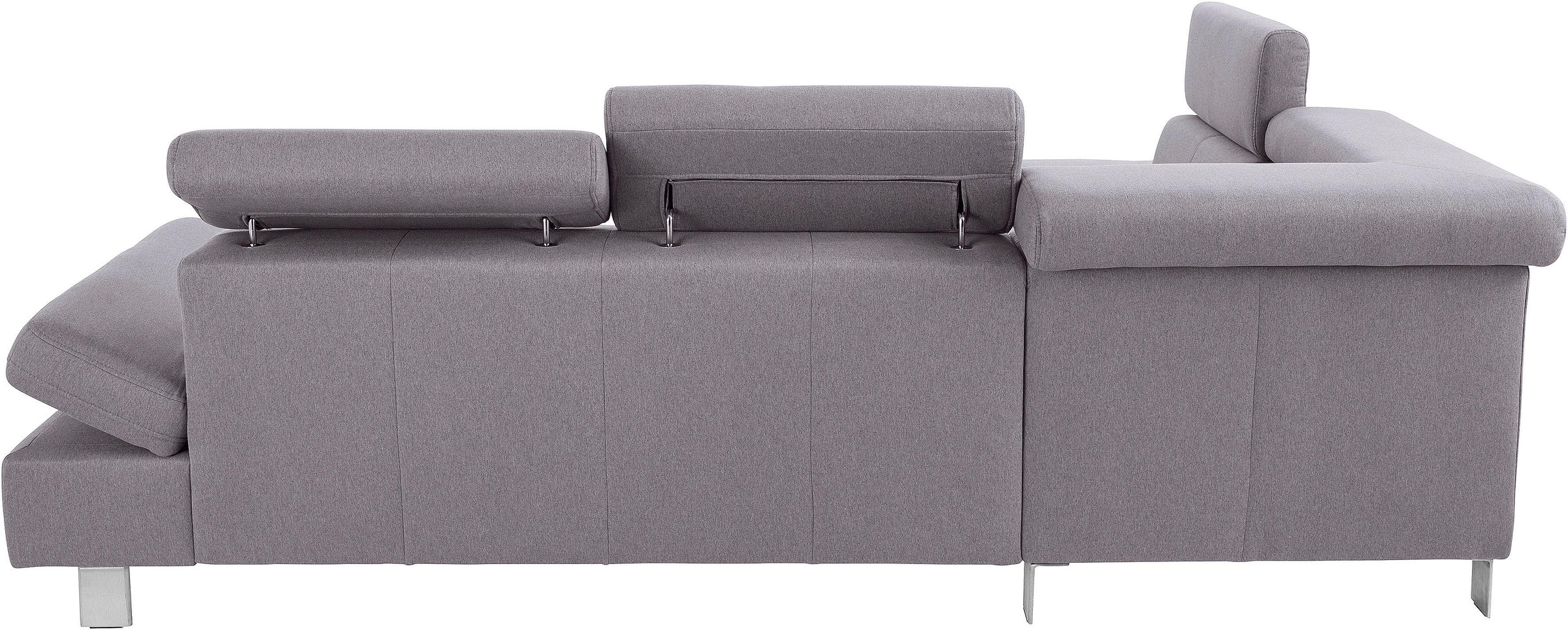 exxpo - sofa fashion Ecksofa »Fiji, L-Form«, mit Kopf- bzw. Rückenverstellung, wahlweise mit Bettfunktion