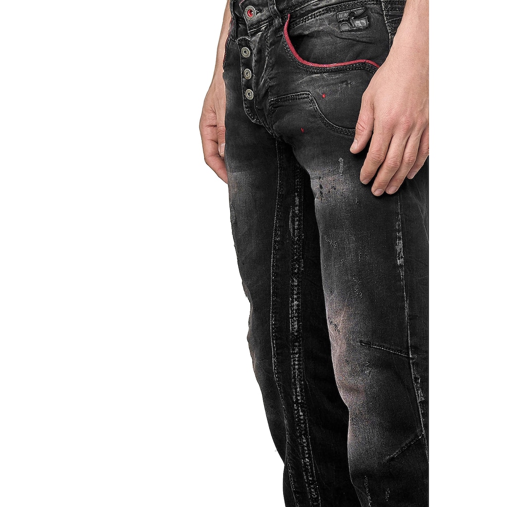 Rusty Neal Bequeme Jeans, in geradem Schnitt