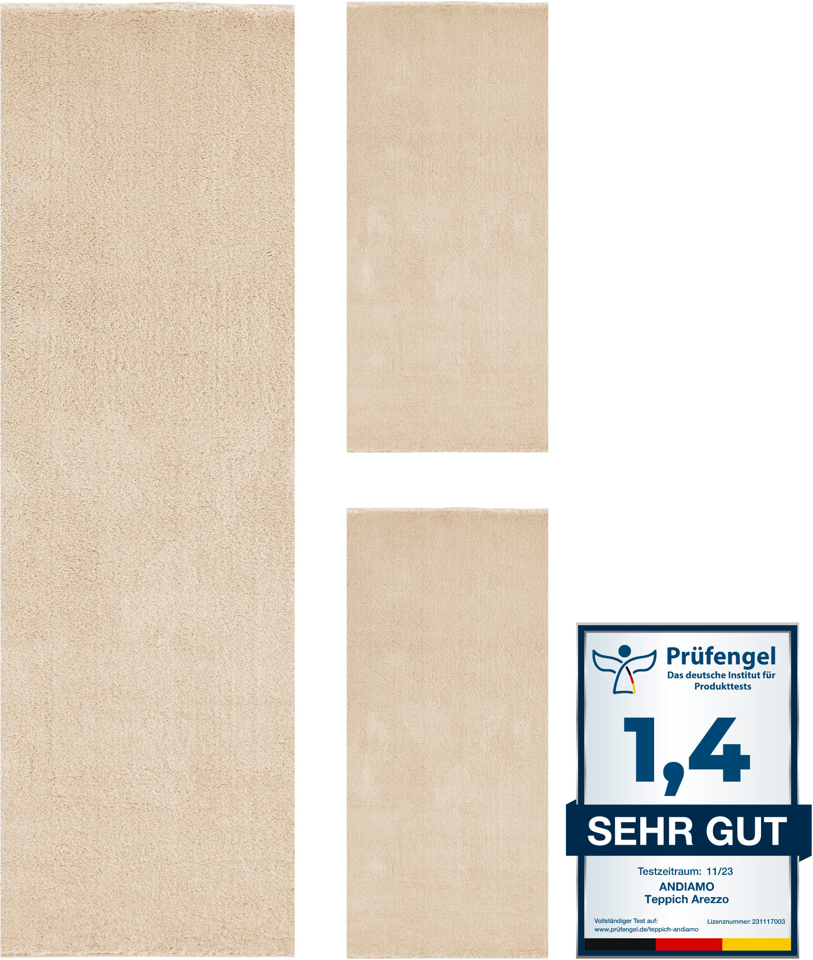 Andiamo Bettumrandung "Arezzo" Höhe 16 mm 1 Stk. tlg. Uni Farben, weicher F günstig online kaufen