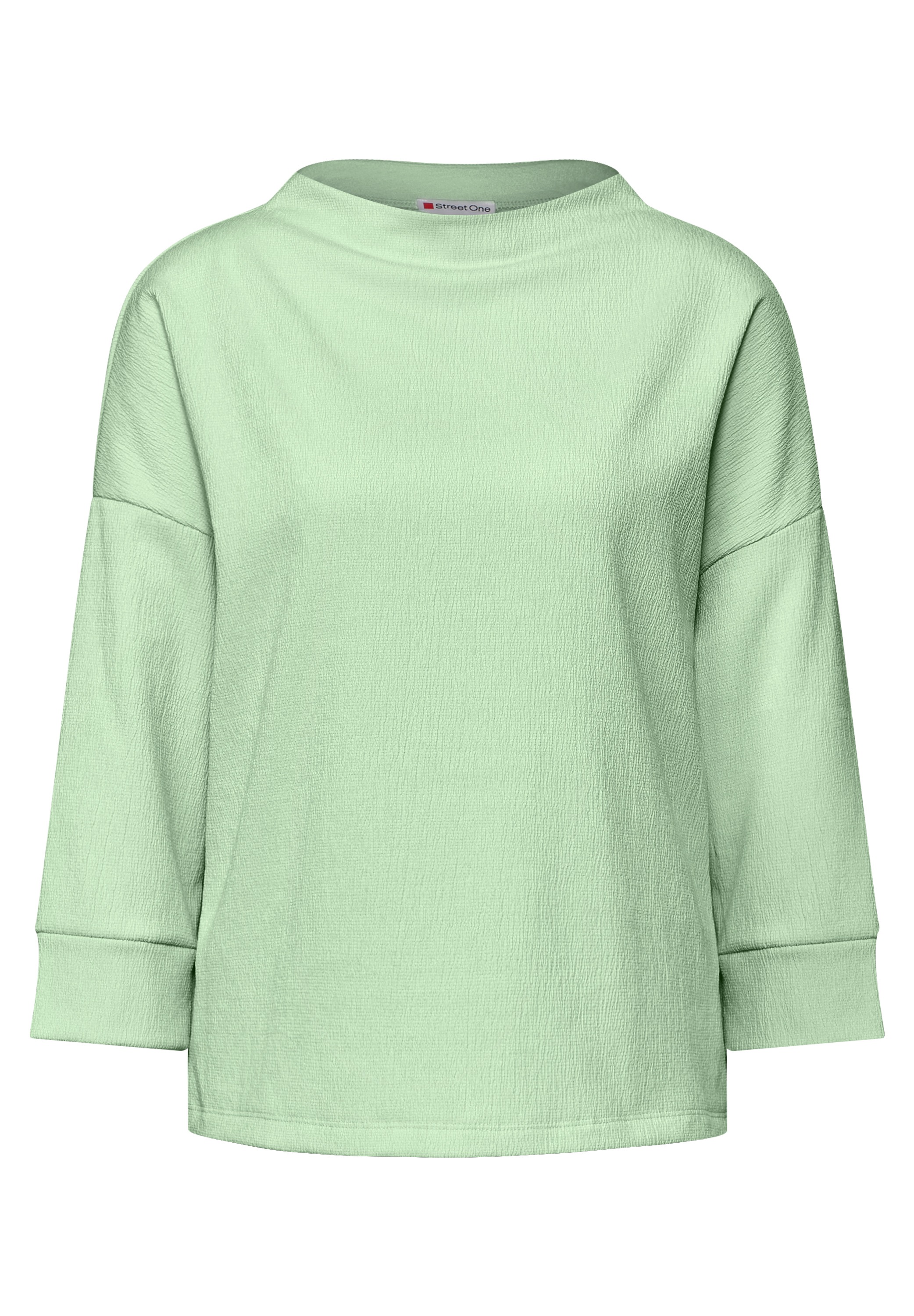 STREET ONE Rollkragenshirt, mit 3/4 Ärmeln