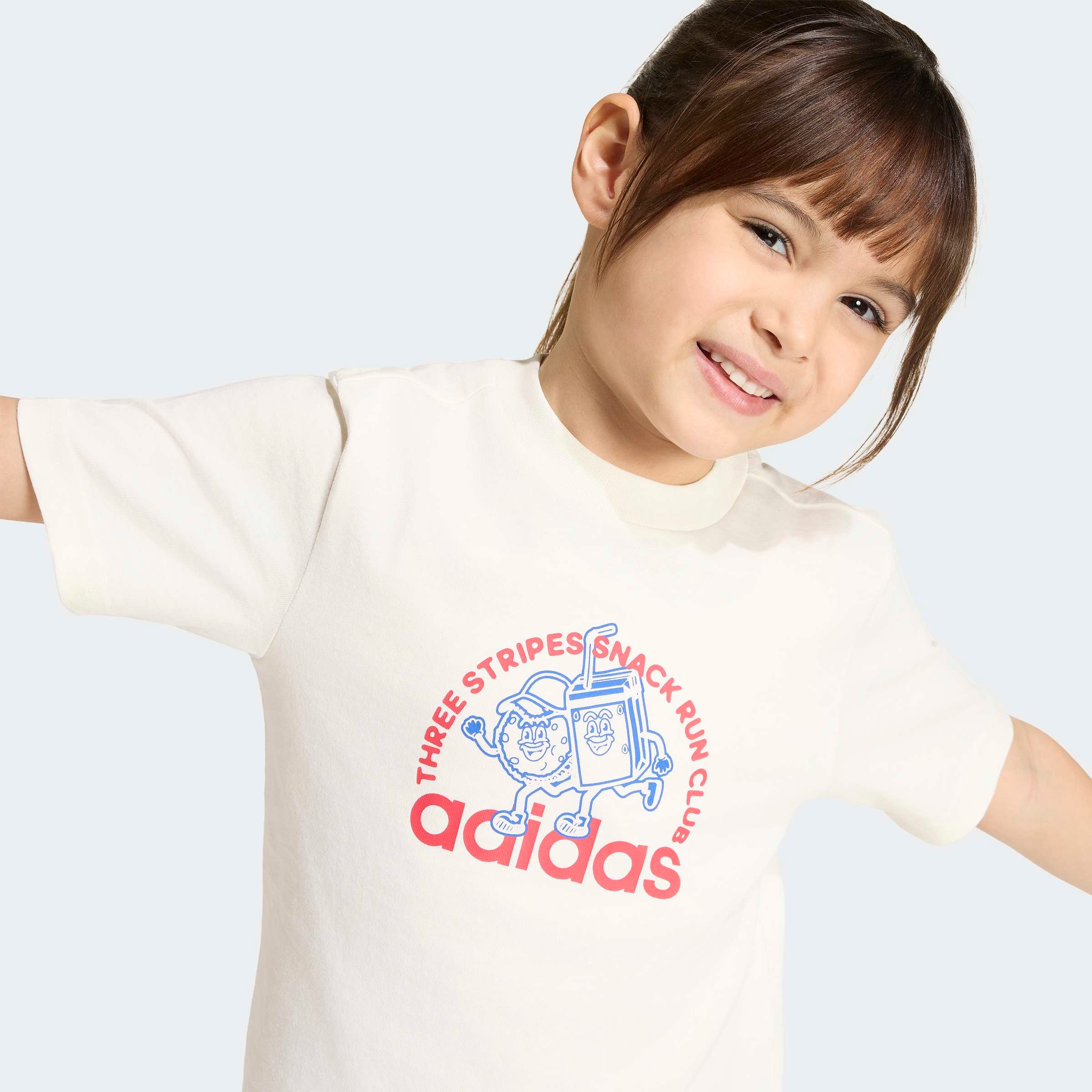 adidas Sportswear T-Shirt »LK FOOD T« für Kinder, im sportlichen Stil, Basic-Design, aus Baumwolle