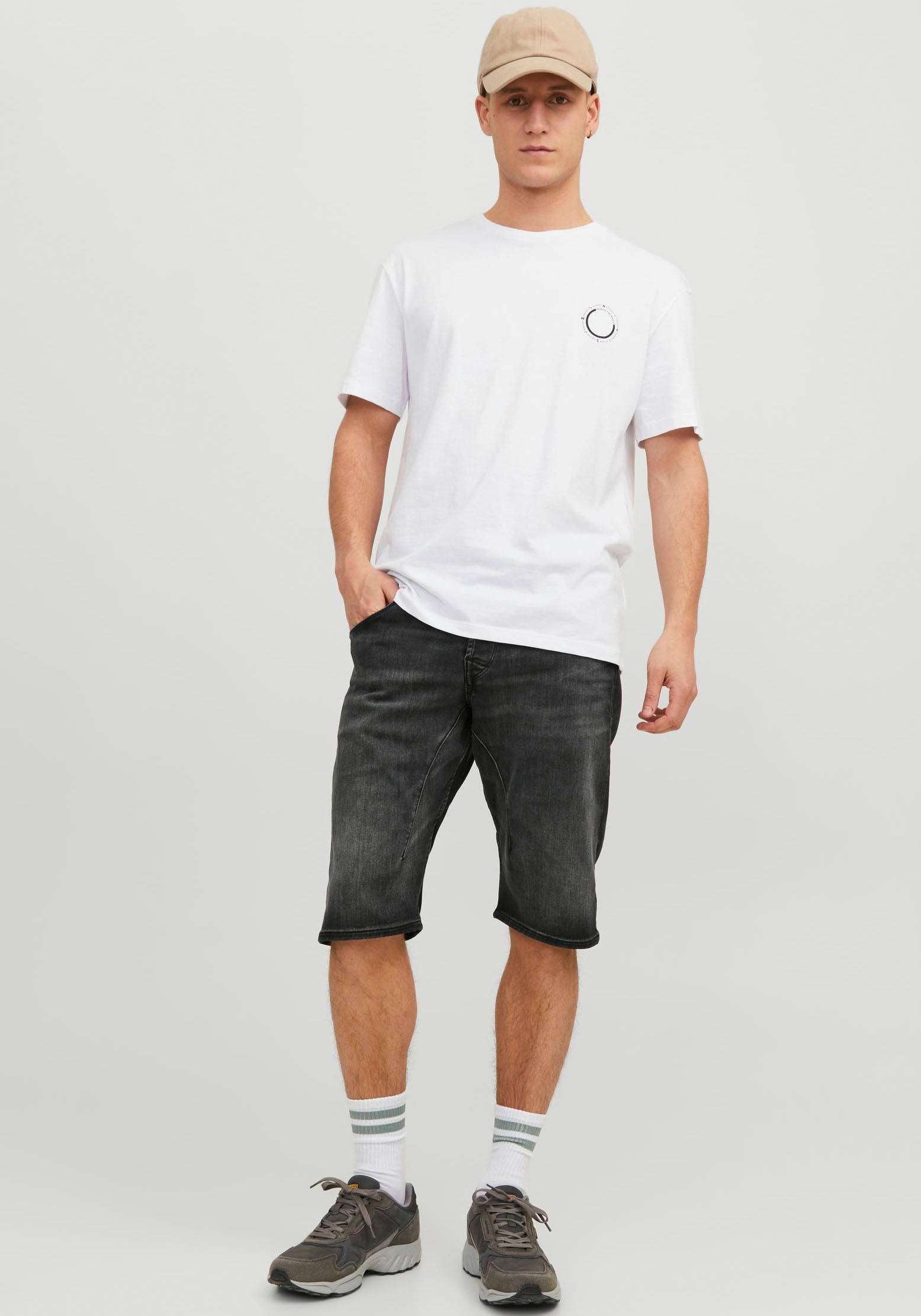 Jack & Jones Jeansshorts »JJISCALE JJLONG SHORTS GE 608 I.K SN«