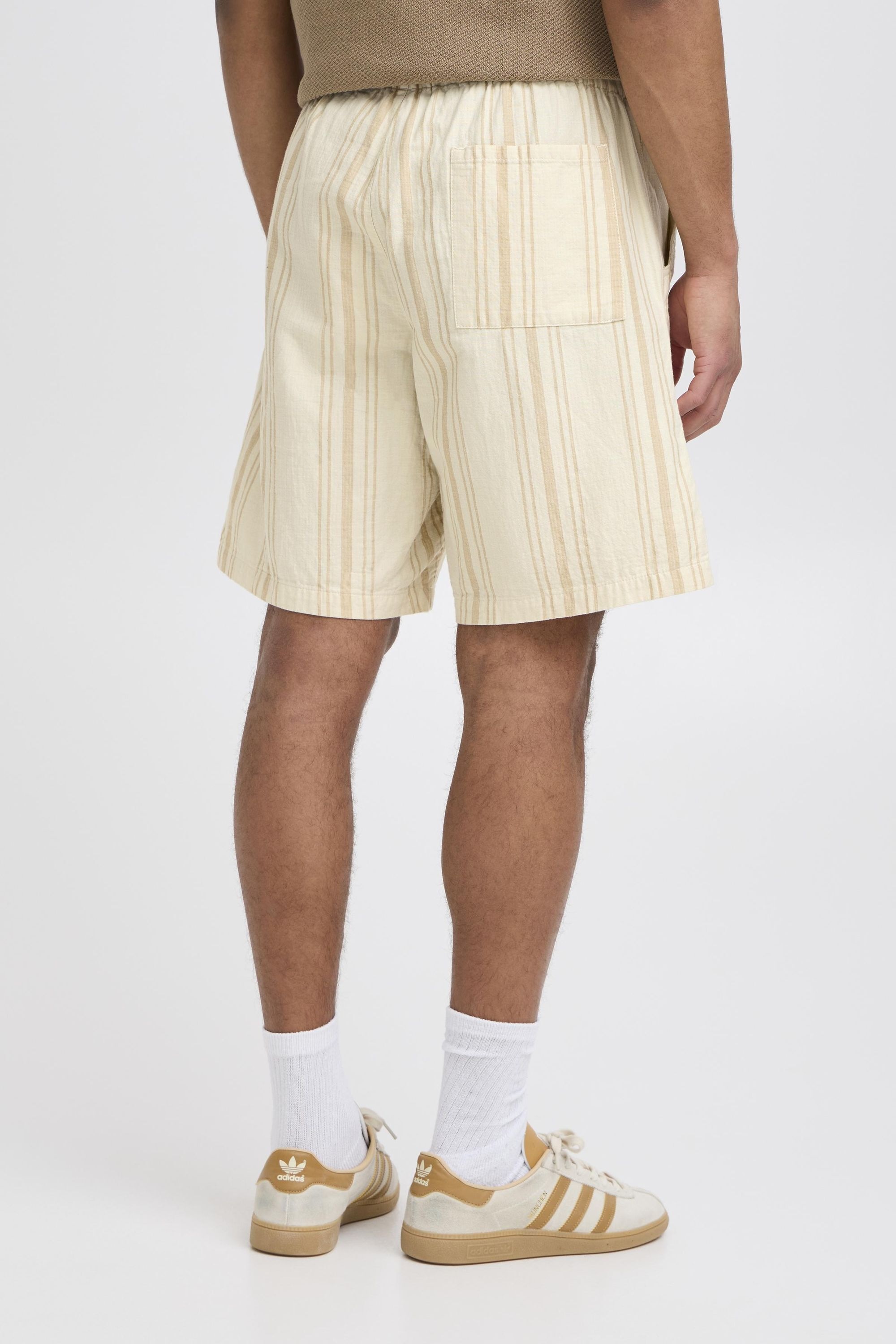 Chinoshorts BLEND "BHMiles", Herren, Gr. XL, US-Größen, antique bronze, Web, 100% Baumwolle, gestreift, Basic, weit normal, Hosen Chinoshorts, Gemütliche gestreifte Shorts 6