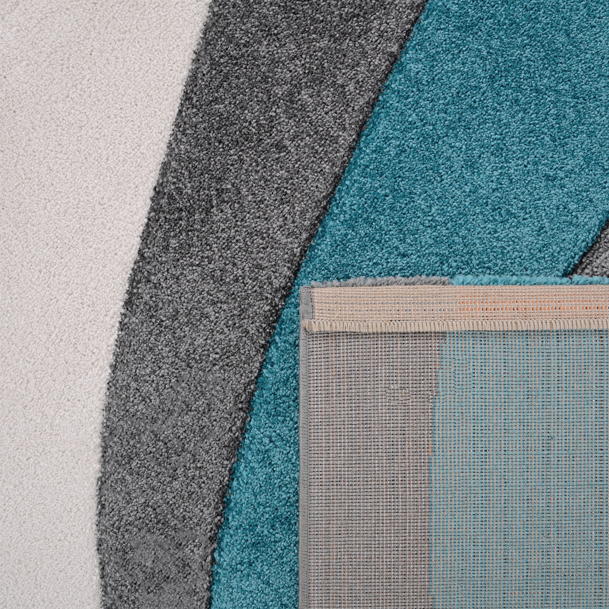 Paco Home Läufer »Diamond 760«, rechteckig, 18 mm Höhe, Teppich-Läufer, Kurzflor, 3D-Design, modernes Wellen Muster