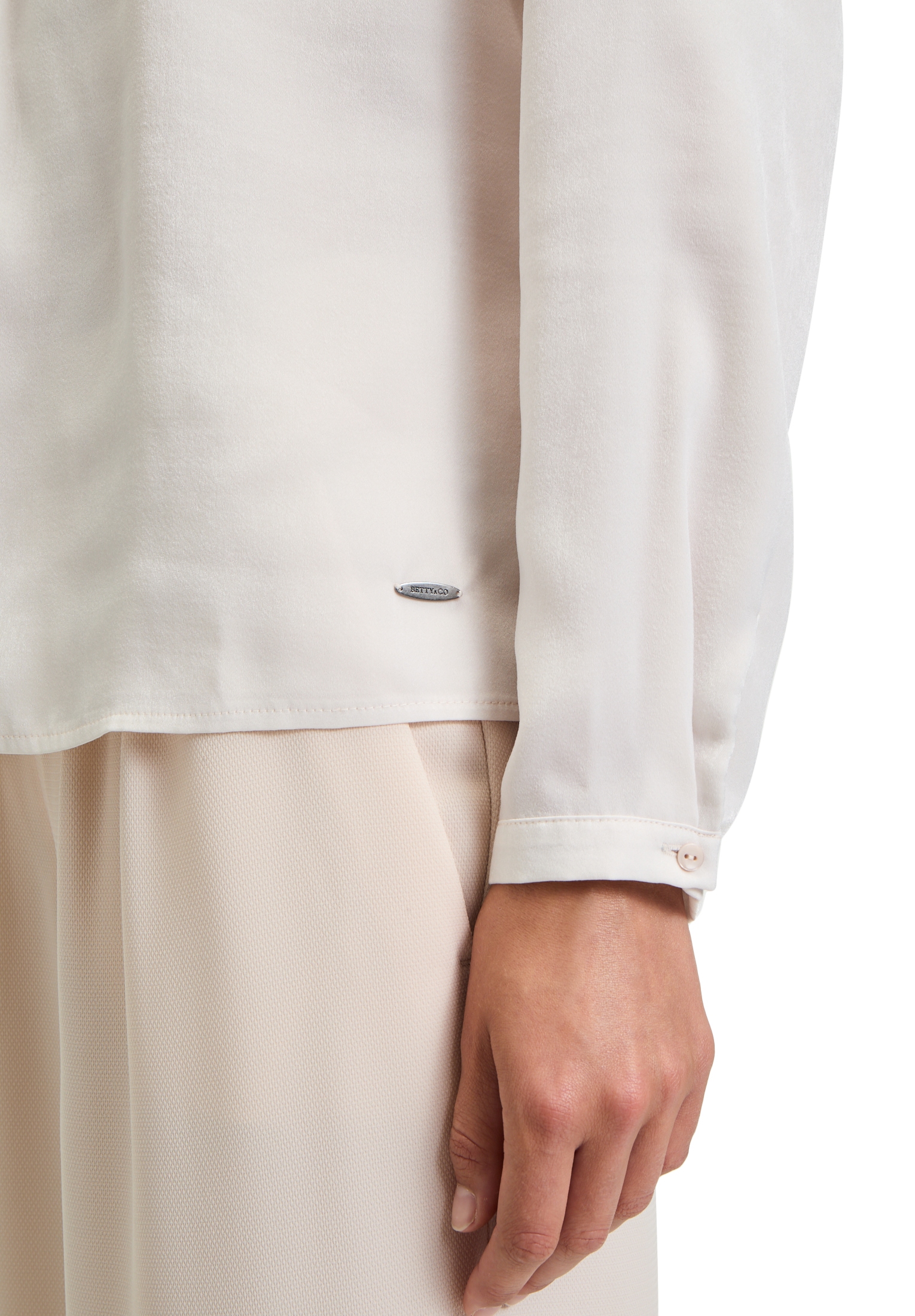 Betty&Co Schlupfbluse »Betty & Co Damen Schlupfbluse mit Perlen«