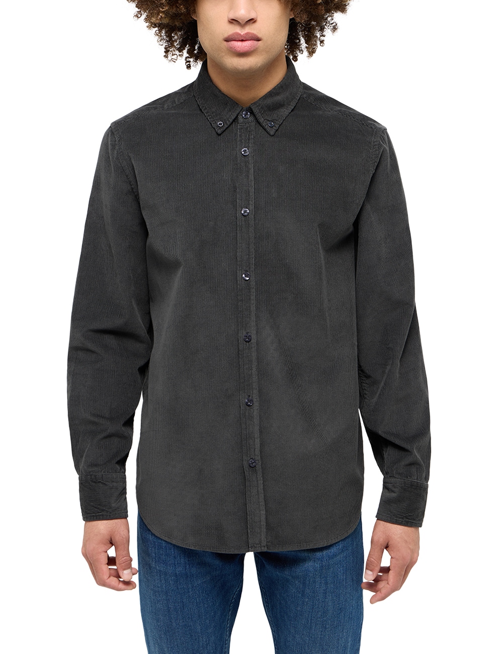 MUSTANG Langarmhemd "Herren Style Iowa" günstig online kaufen