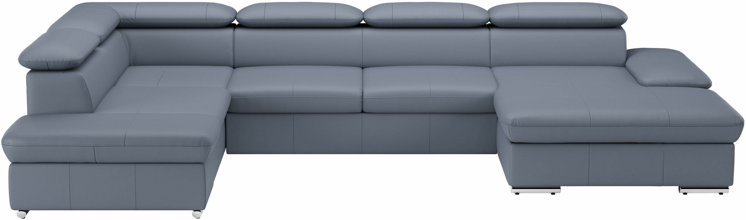 sit&more Wohnlandschaft "Valantine U-Form, B: 349 cm" mit Arm- & Kopfteilverstellung, optional mit Schlaffunktion