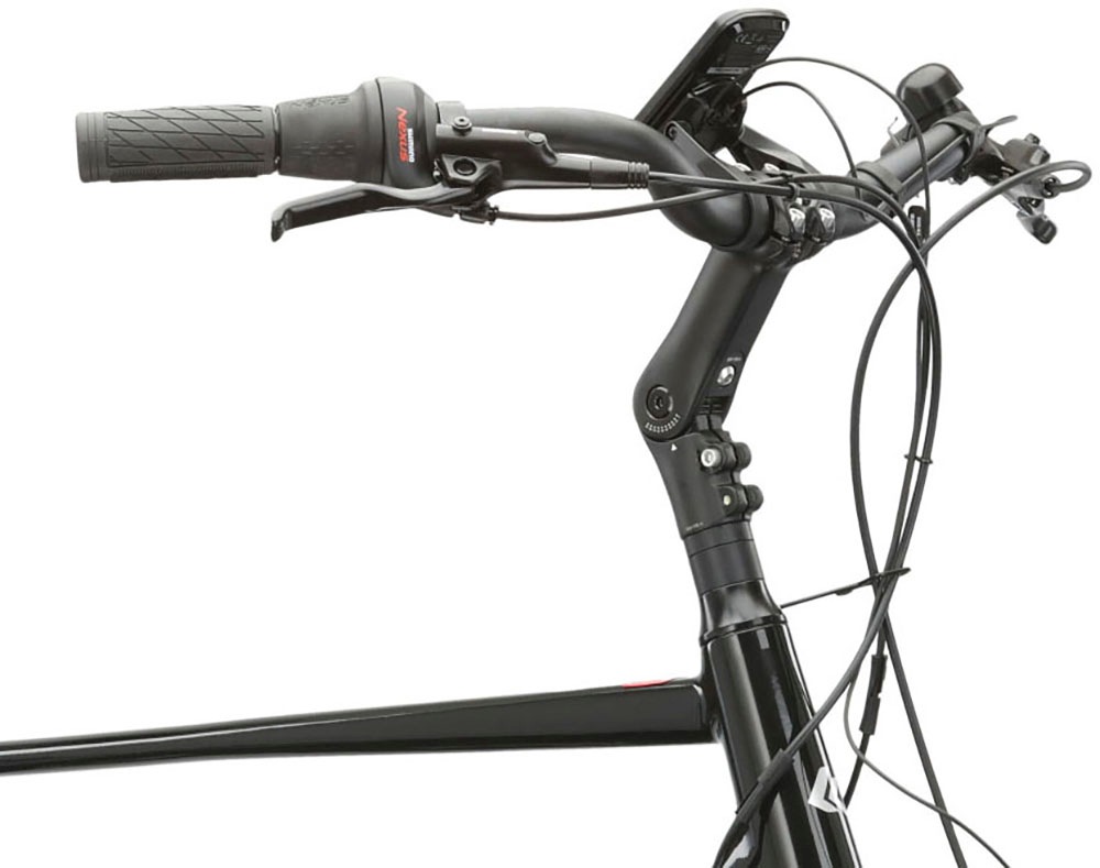 Kross E-Bike »E-Citybike Sentio Hybrid 5.0 28 Zoll schwarz«, 7 Gang, Shimano, NEXUS, Mittelmotor 250 W