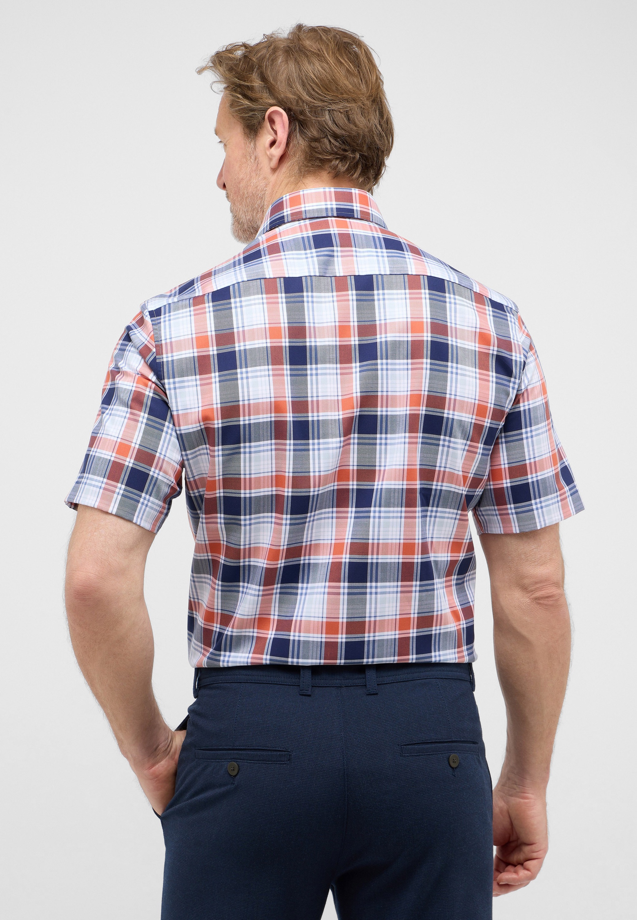 Eterna Kurzarmhemd "MODERN FIT", NON IRON (bügelfrei) günstig online kaufen