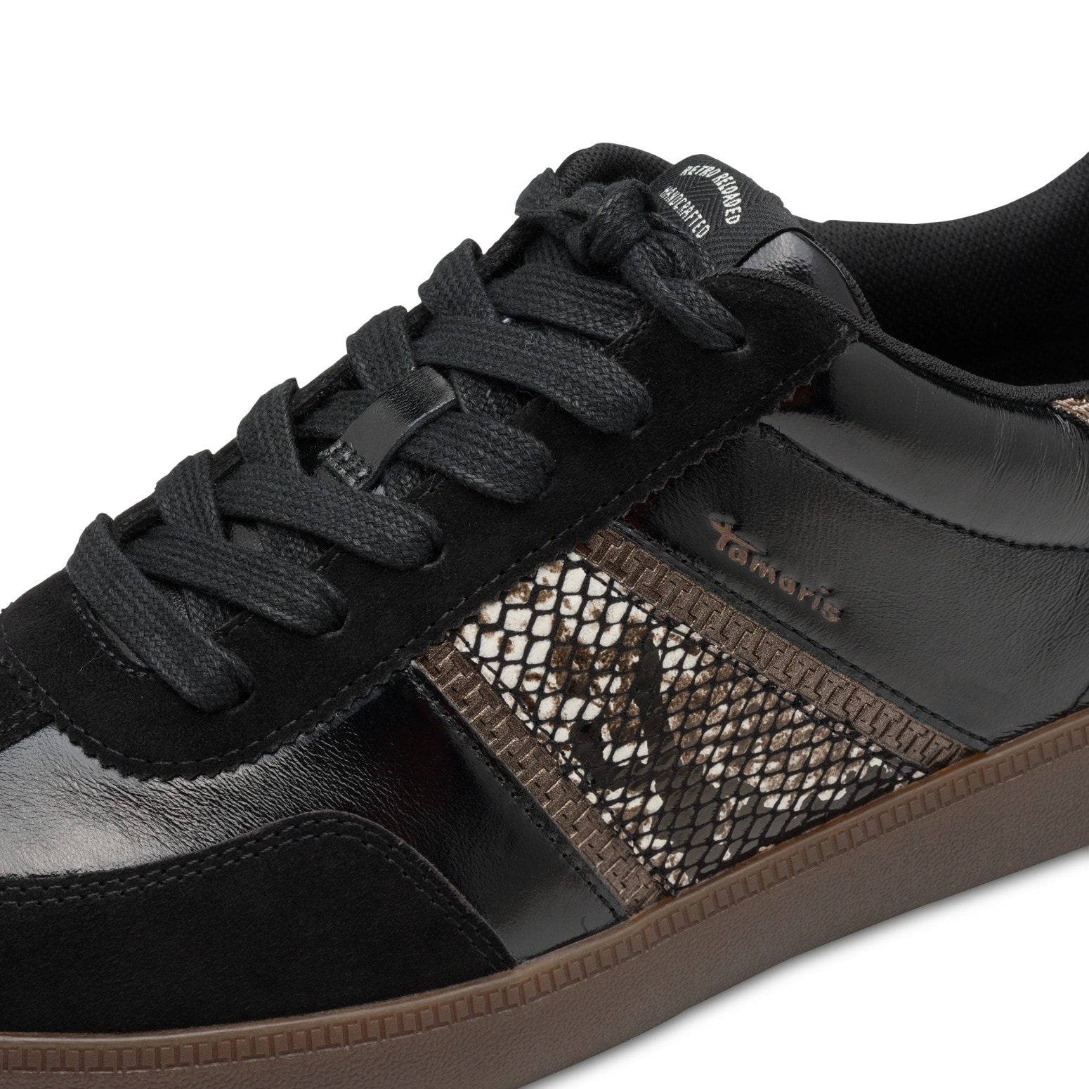 Tamaris Sneaker, Freizeitschuh, Halbschuh, Schnürer mit gepolstertem Schaftrand