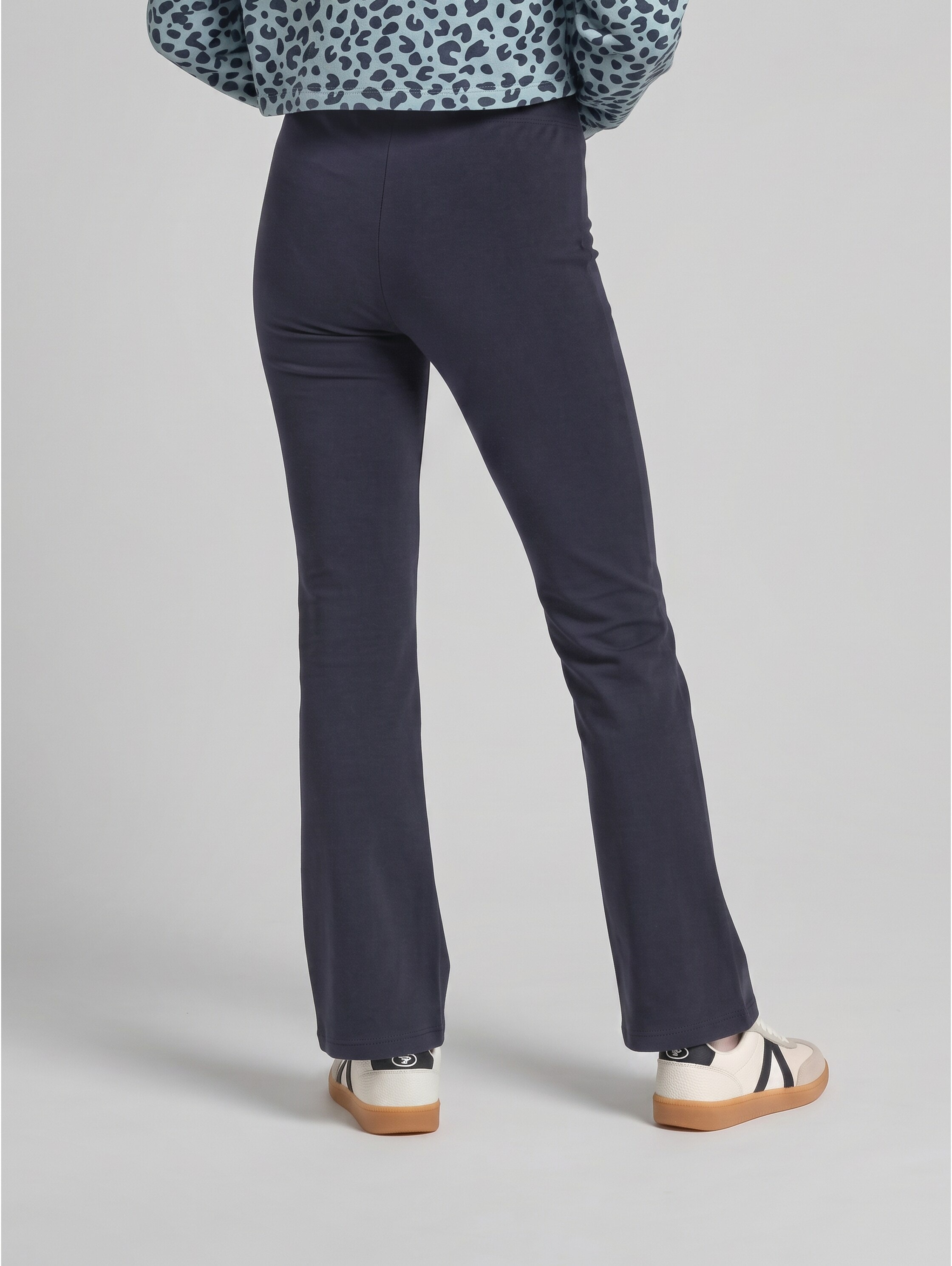 TOM TAILOR Leggings  aus elastischer Baumwollmischung, mit Markenlabel