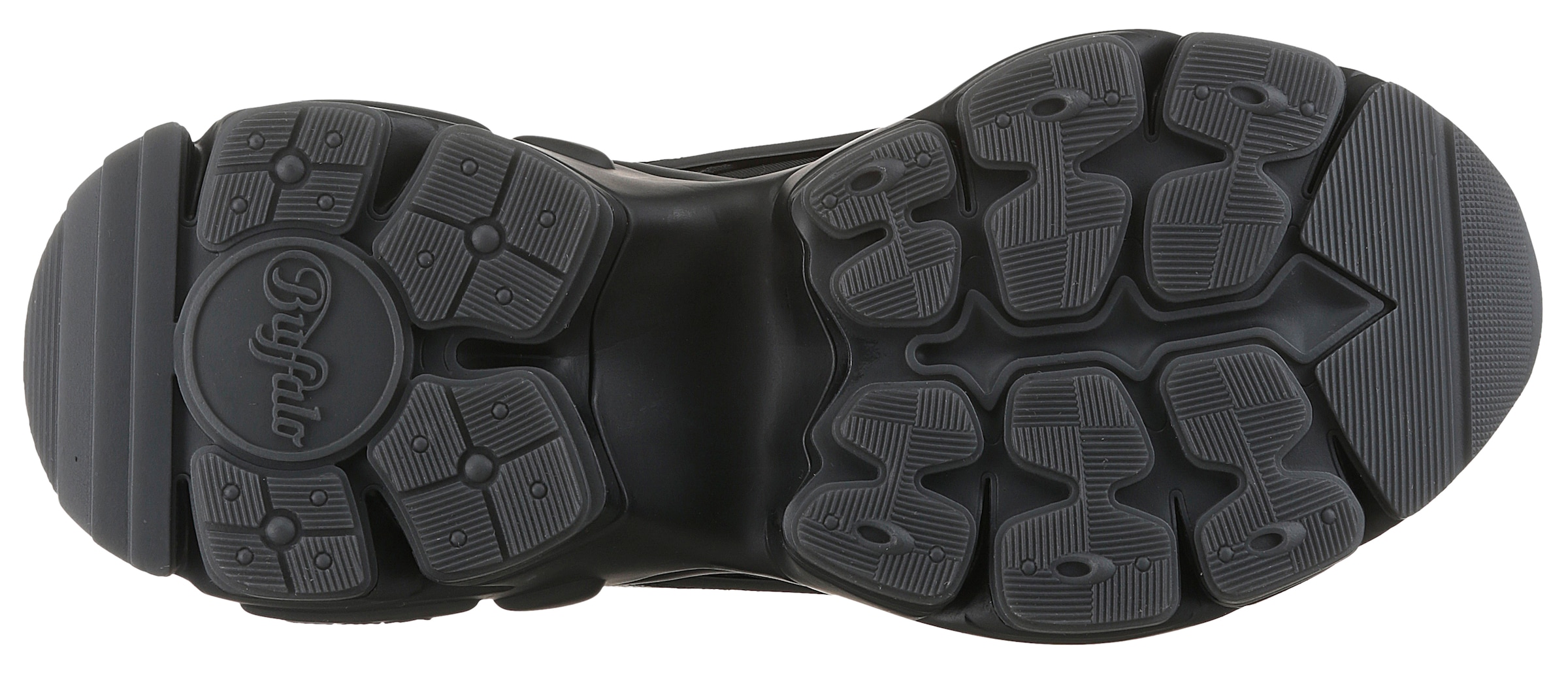 Buffalo Sneaker »BINARY«, in monochromer Optik, Freizeitschuh, Halbschuh, Schnürschuh
