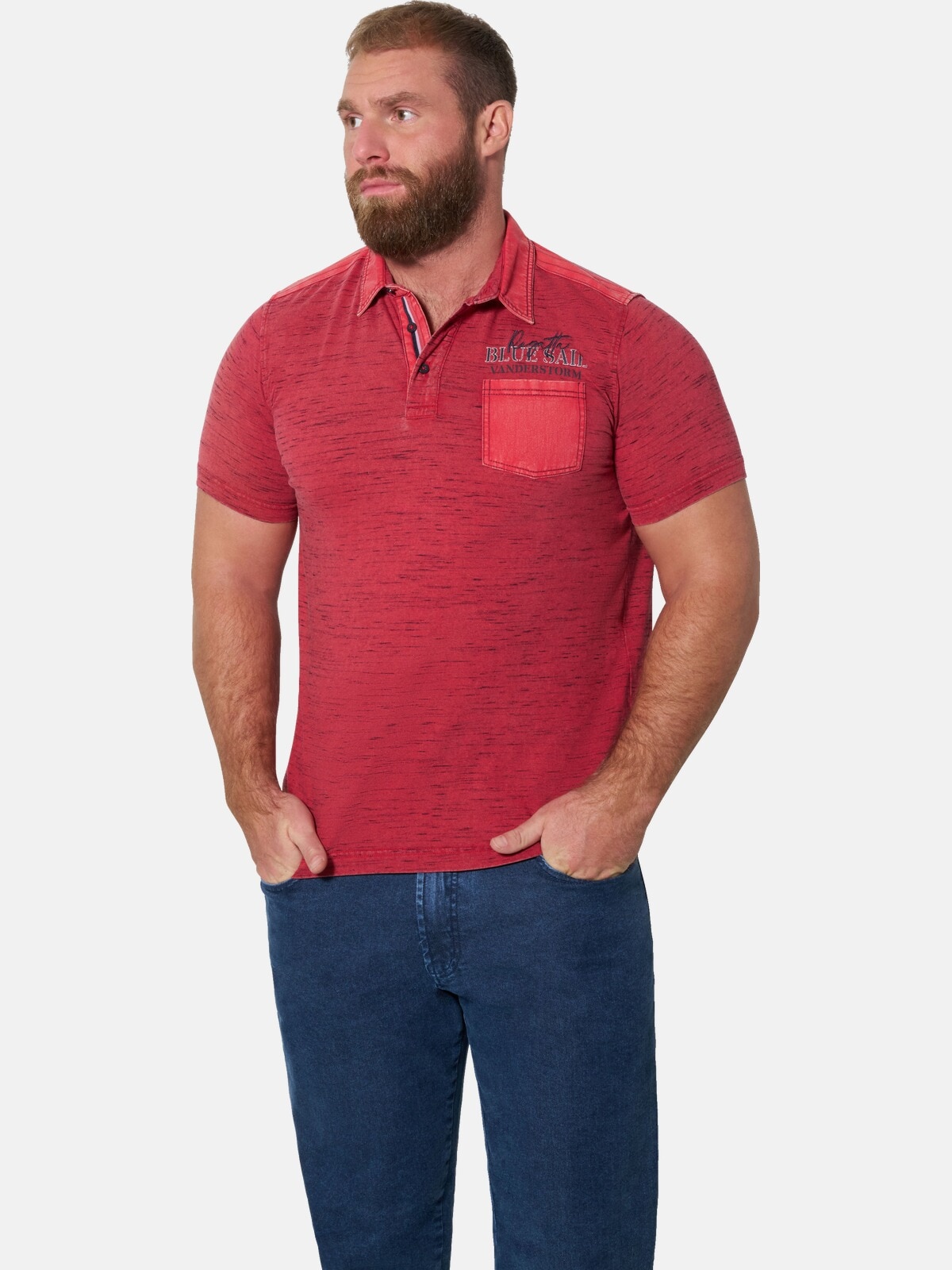 Jan Vanderstorm Poloshirt "Poloshirt HEMPA"