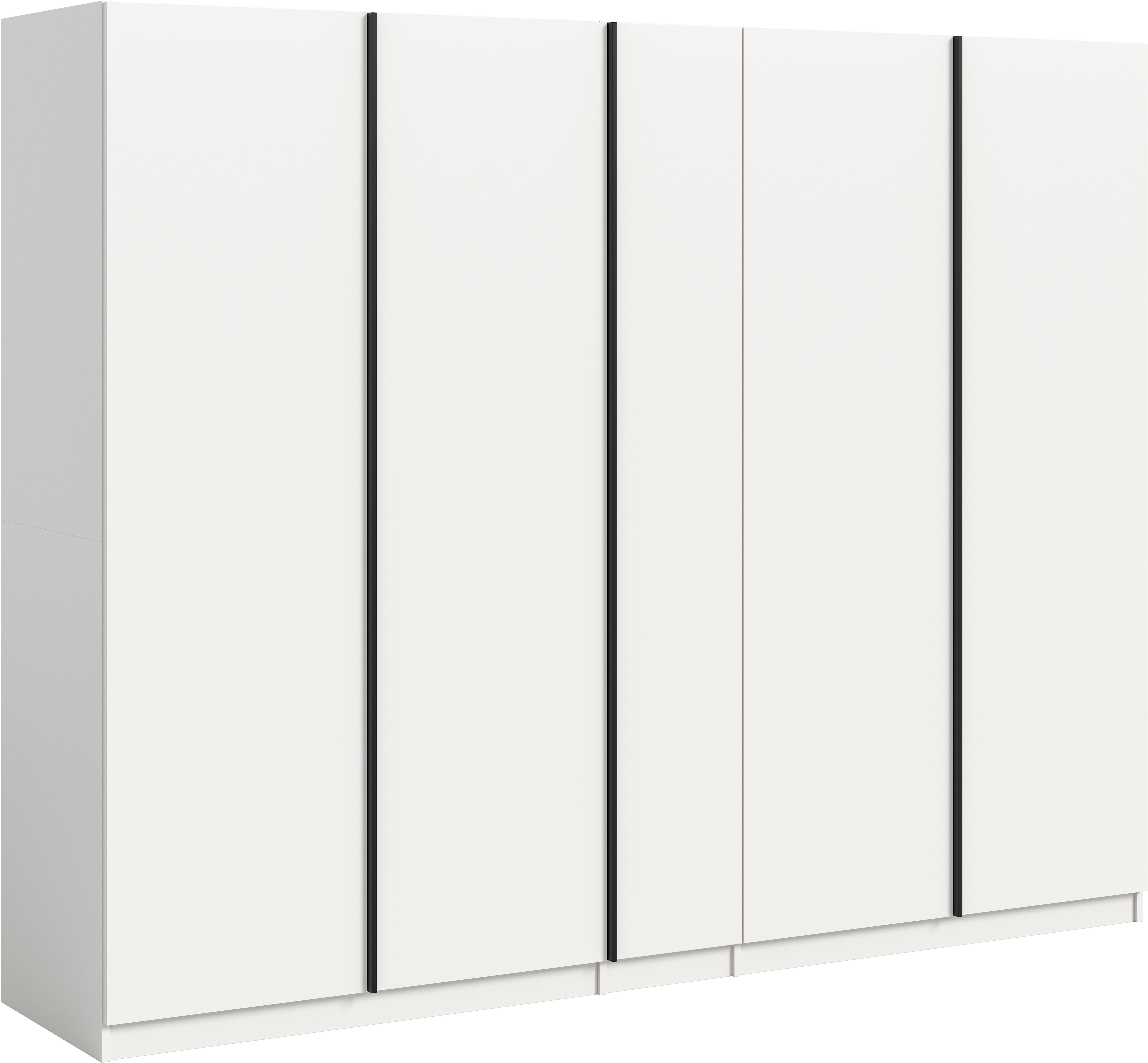Home affaire Kleiderschrank "BENDINGO, Schlafzimmerschrank, Schrank, Garderobenschrank" OTTO BESTSELLER, Garderobe & Schlafzimmer, Breite 230cm, weiß, 5-türig, 2 Kleiderstangen und 6 Ablageböden