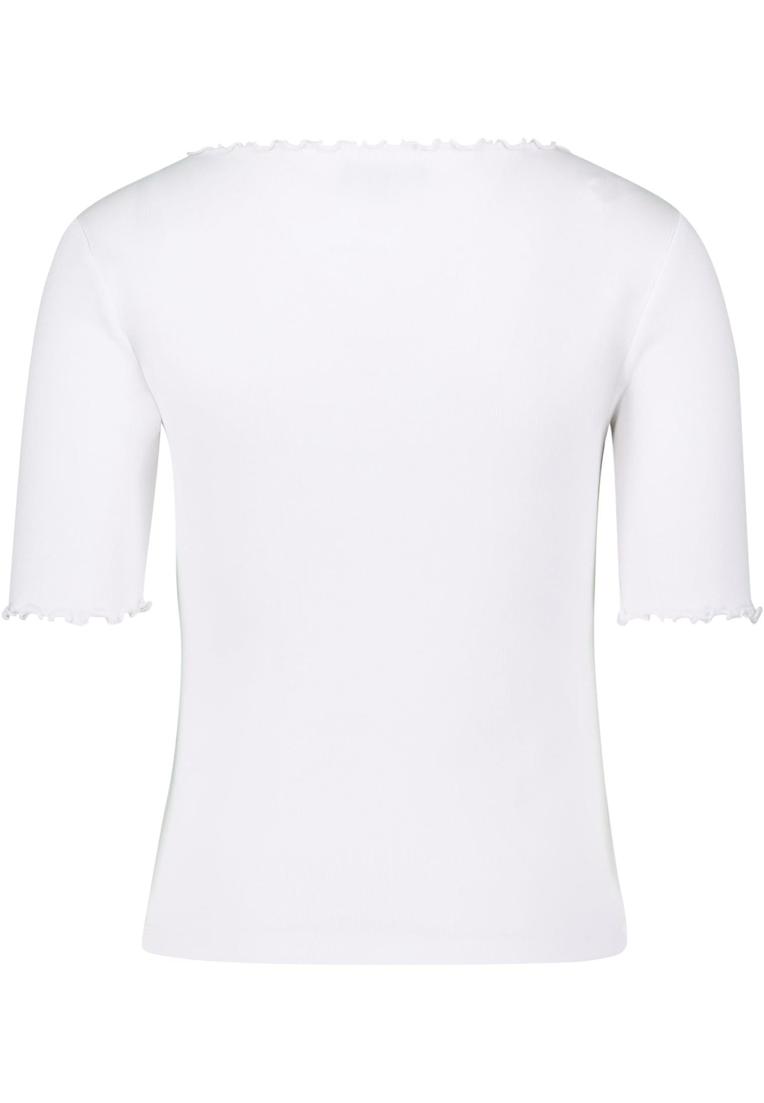 Zero 3/4-Arm-Shirt »zero Shirt mit Wellenkante«, (1 tlg.), drapiert /gerafft