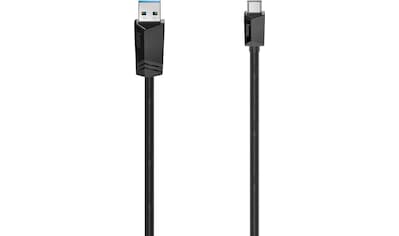 USB-Kabel »USB-C-Kabel USB-C-Stecker USB-A-Stecker USB 3.2 Gen1 5 Gbit/s 0,25m«,...