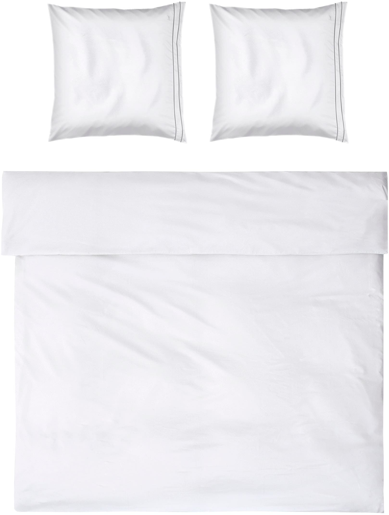 Möve Bettwäsche "Möve Noblesse Bettwäsche Set" 2 Stk. tlg. mit eleganten Bi günstig online kaufen