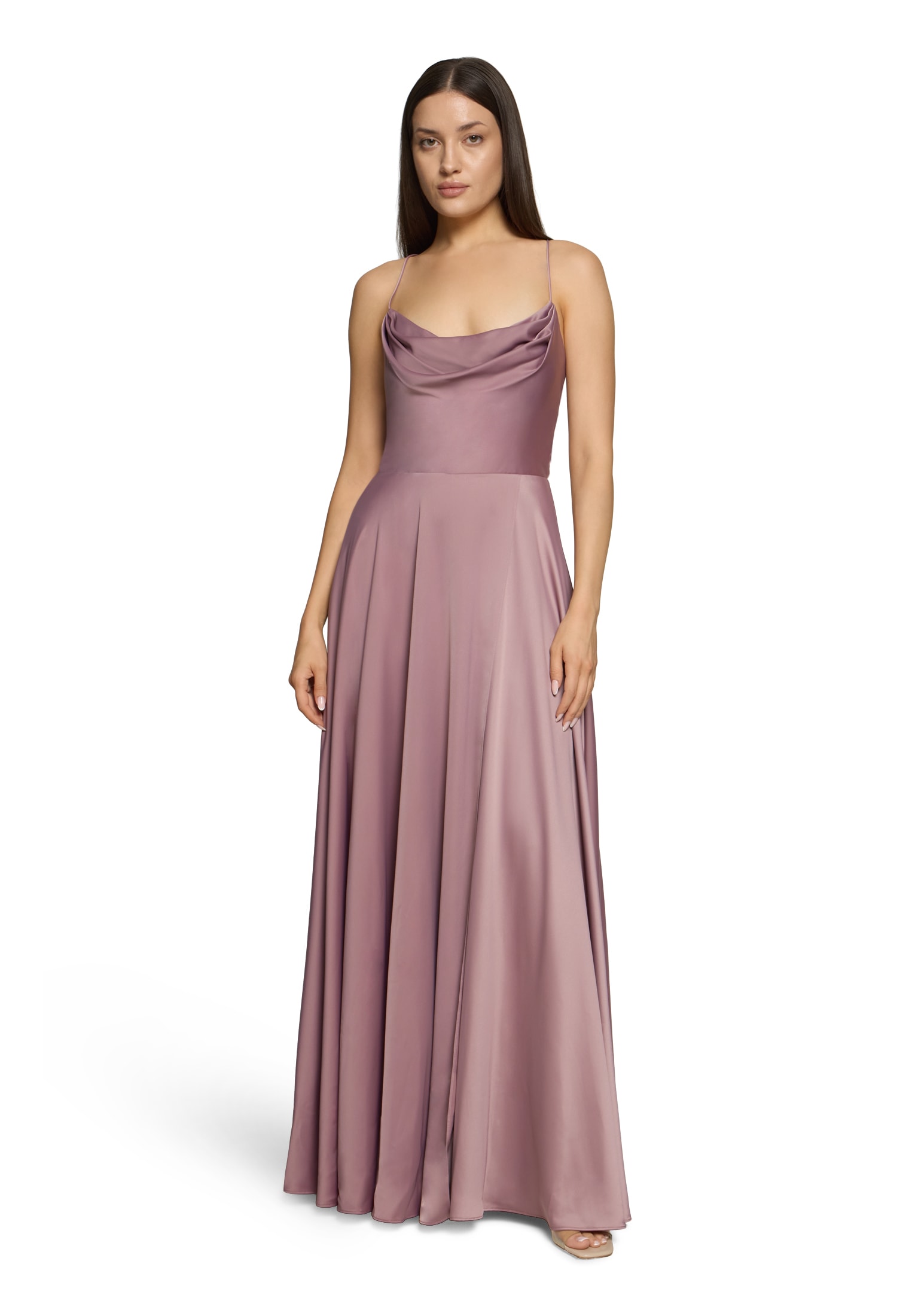 Vera Mont Abendkleid "Damen Abendkleid mit Wasserfallausschnitt" Ohne Tasch günstig online kaufen