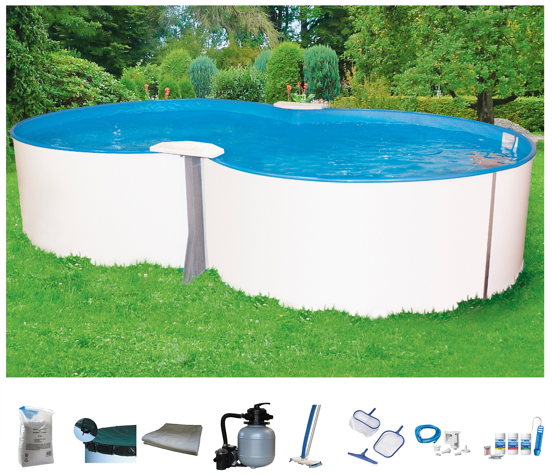 my POOL BWT Achtformpool "PREMIUM" Tiefe 1,35 m, in versch. Größen erhältli günstig online kaufen