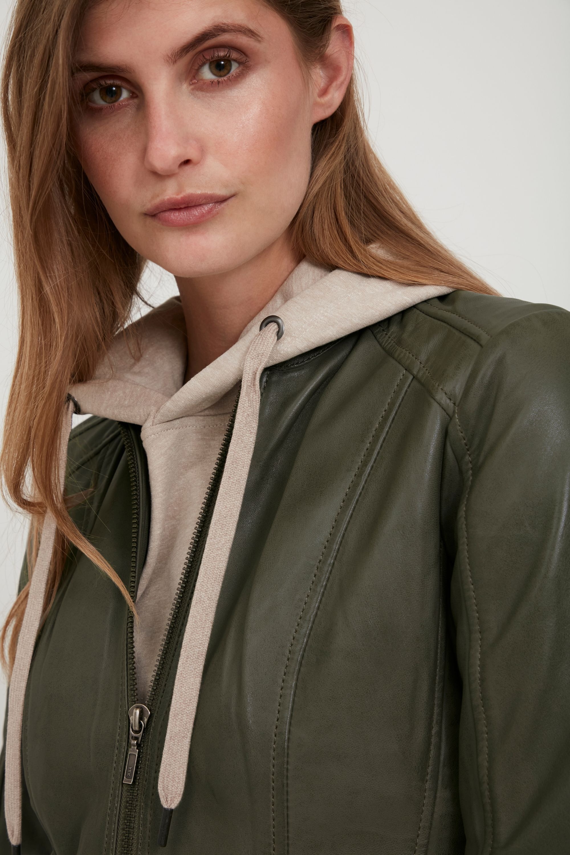 fransa Lederjacke »Lederjacke FRBaleather«
