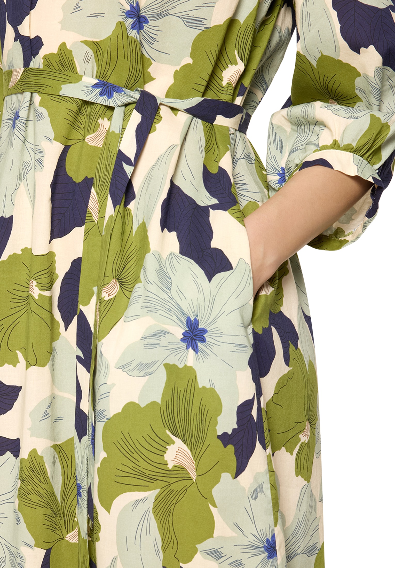 Cartoon Sommerkleid »Damen mit Bindegürtel« Ohne Tasche