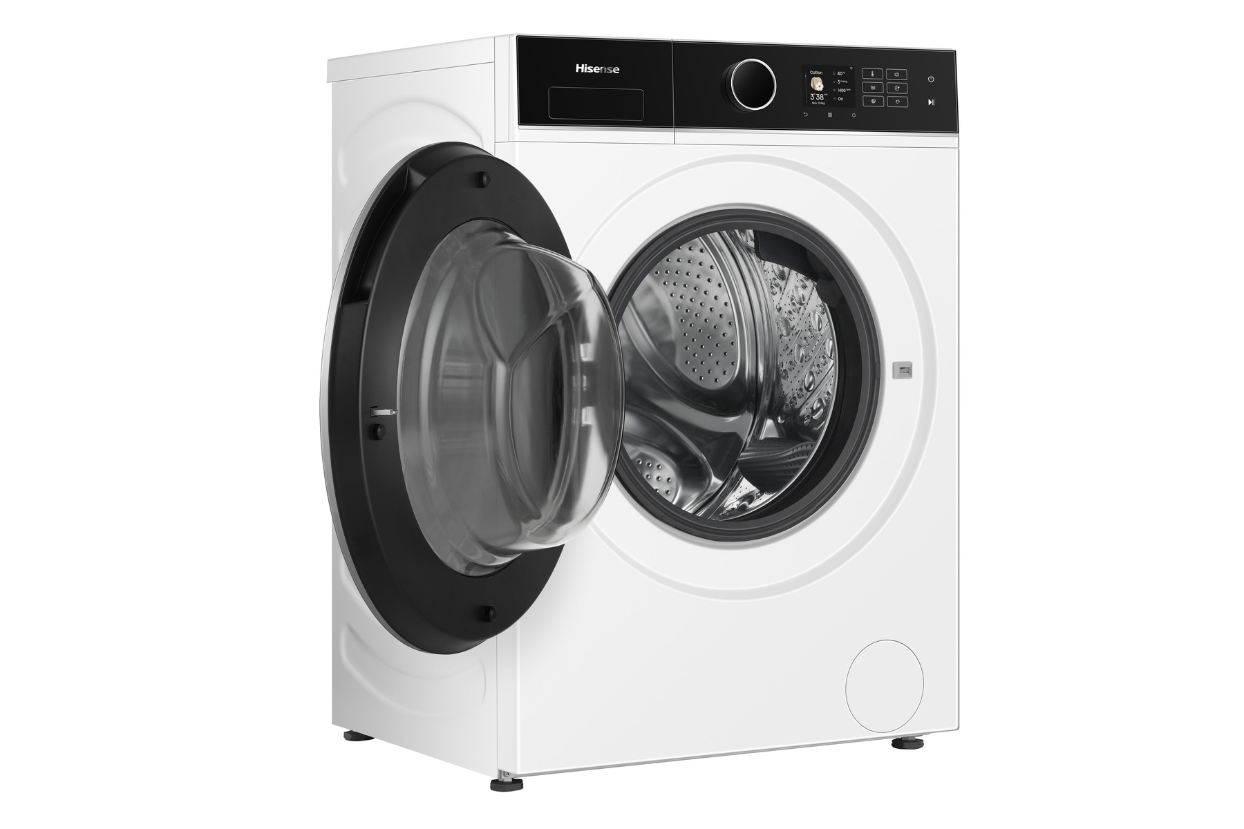 Hisense Waschmaschine 5i »WF5I1045BWQ« 10,5 kg 1400 U/min digitales Farbdisplay, AutoDose, Energie 40% besser als A