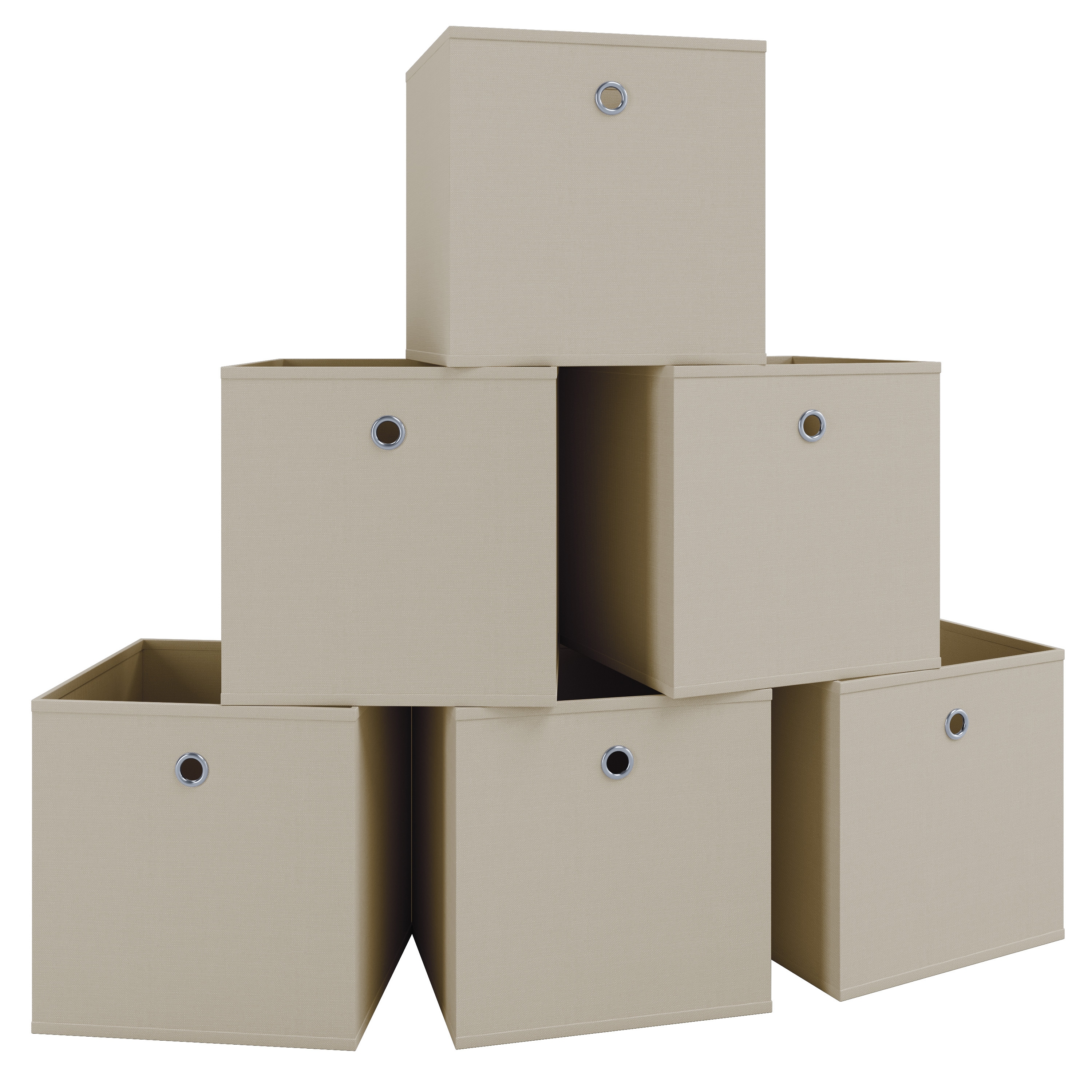 VCM Faltbox "6er Set Faltbox Klappbox Aufbewahrungsbox Boxas"