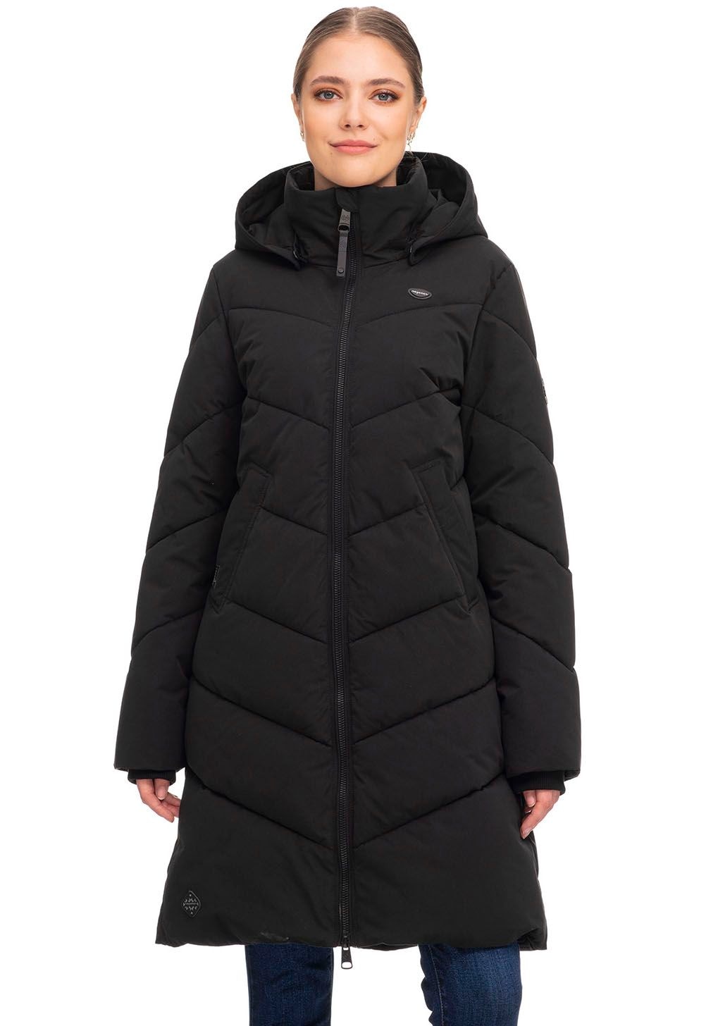 bestellen BAUR Steppjacke Ragwear mit »REBELKA«, Winter-Stepp-Longmantel für | Kapuze,