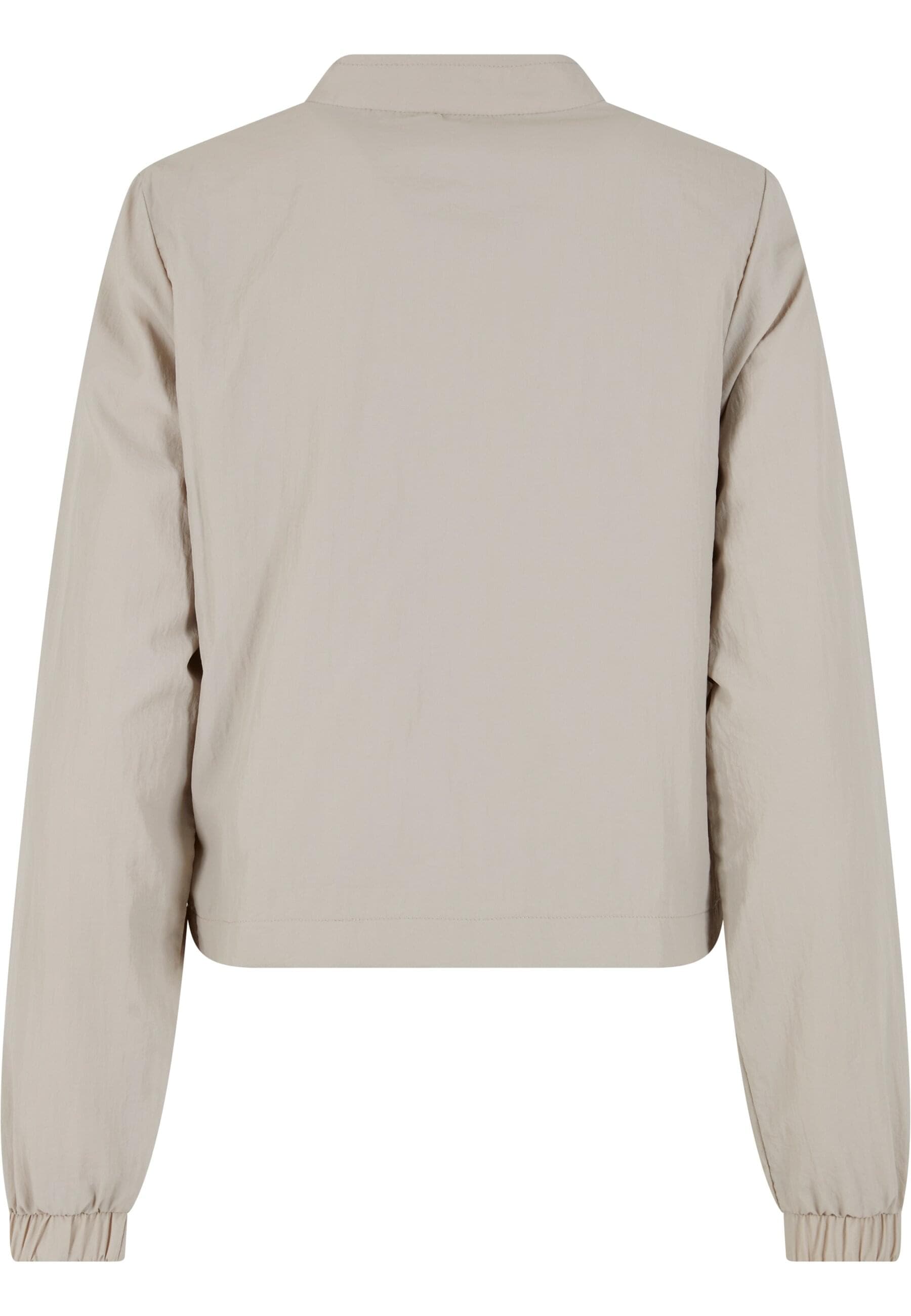 URBAN CLASSICS Windbreaker »Urban Classics Ladies Short Crinkle Jacket«, (1 St.), mit Kapuze