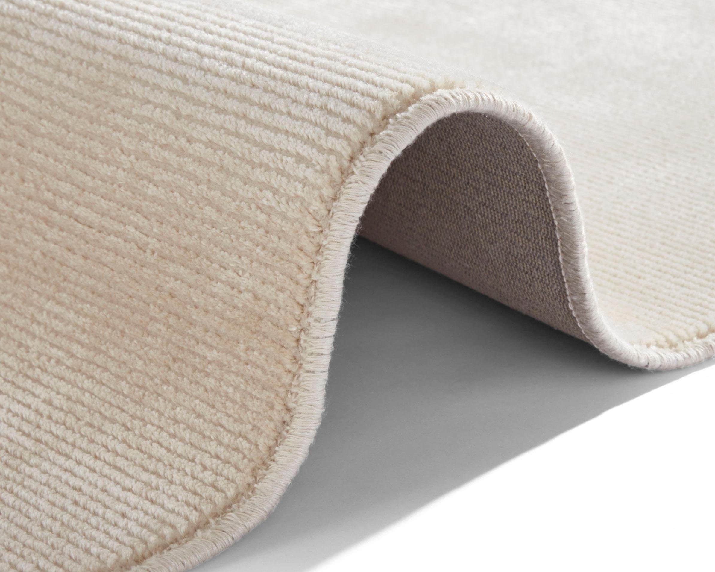 ELLE DECORATION Läufer »Alagnon«, rechteckig, 6 mm Höhe, Kurzflor, Streifen Optik, samtige Oberfläche, Unifarben Design