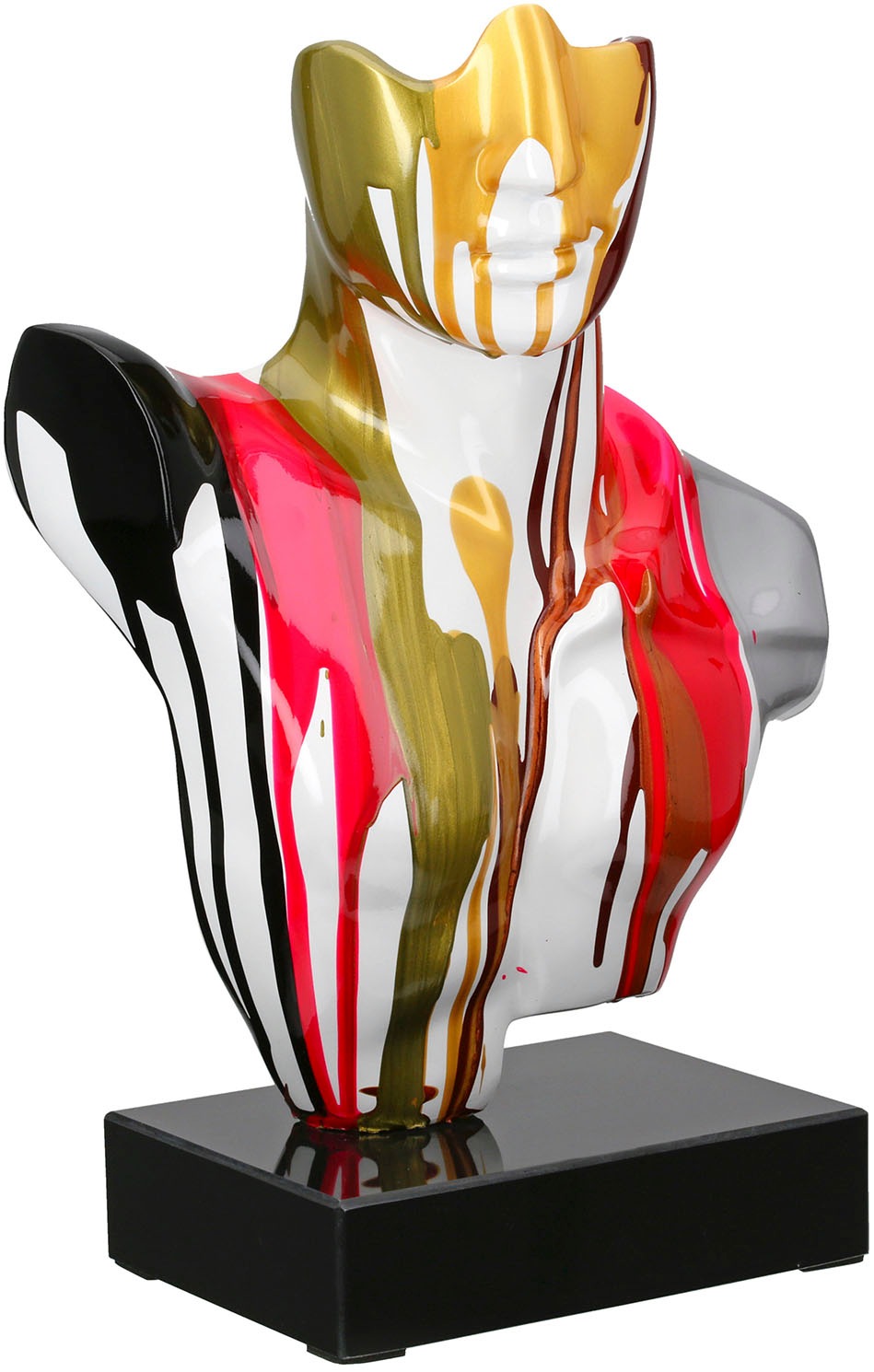 Casablanca by Gilde Dekoobjekt "Skulptur Mann Bello mehrfarbig H. 41 cm" günstig online kaufen