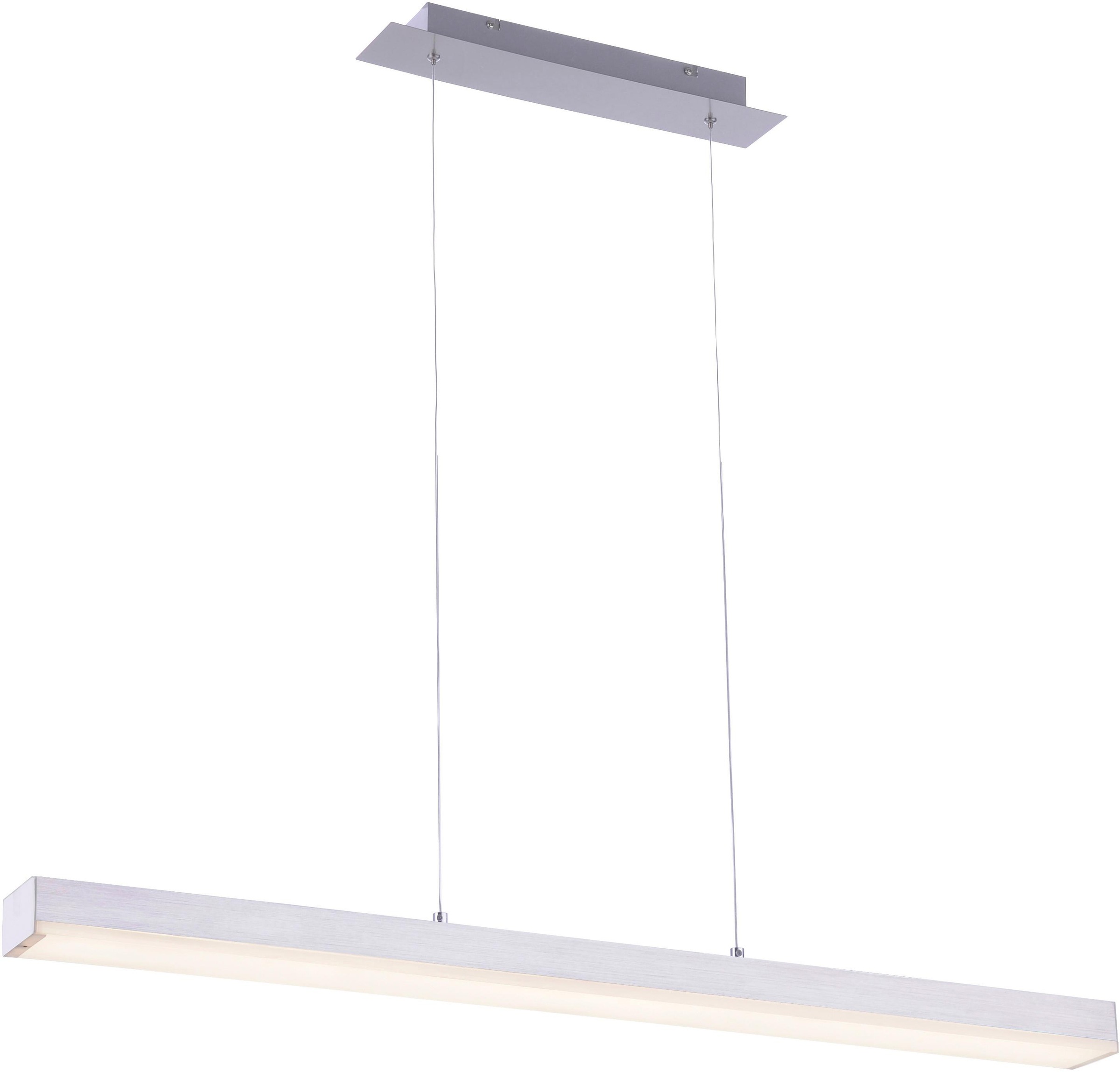 TRIO Leuchten LED Pendelleuchte LIVARO, LED-Board, Warmweiß-Neutralweiß, Hängeleuchte, Mit WiZ-Technologie für eine moderne Smart Home Lösung, dimmbar, Farbwechsel