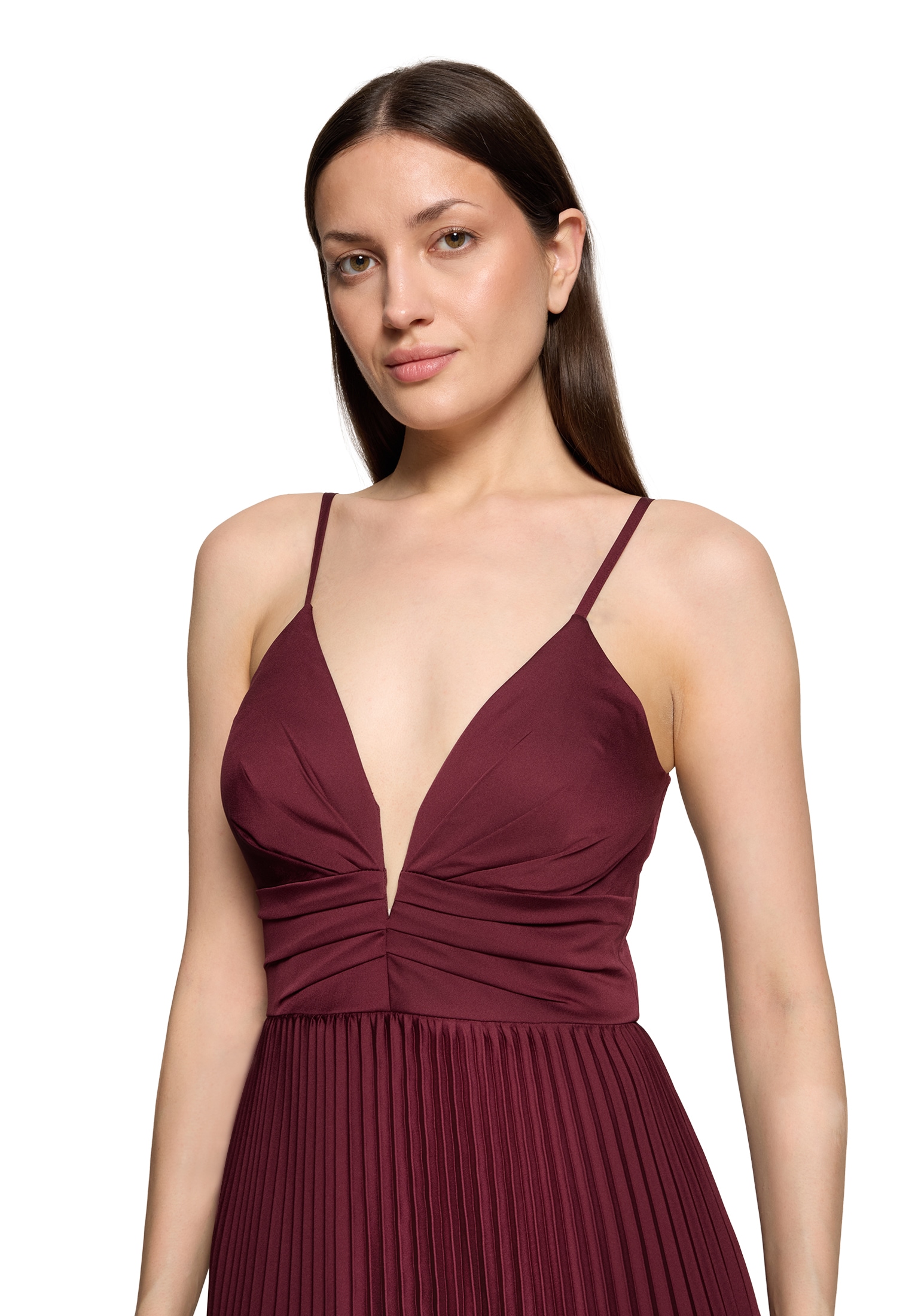 Vera Mont Chiffonkleid »Damen mit V-Ausschnitt« Ohne Tasche