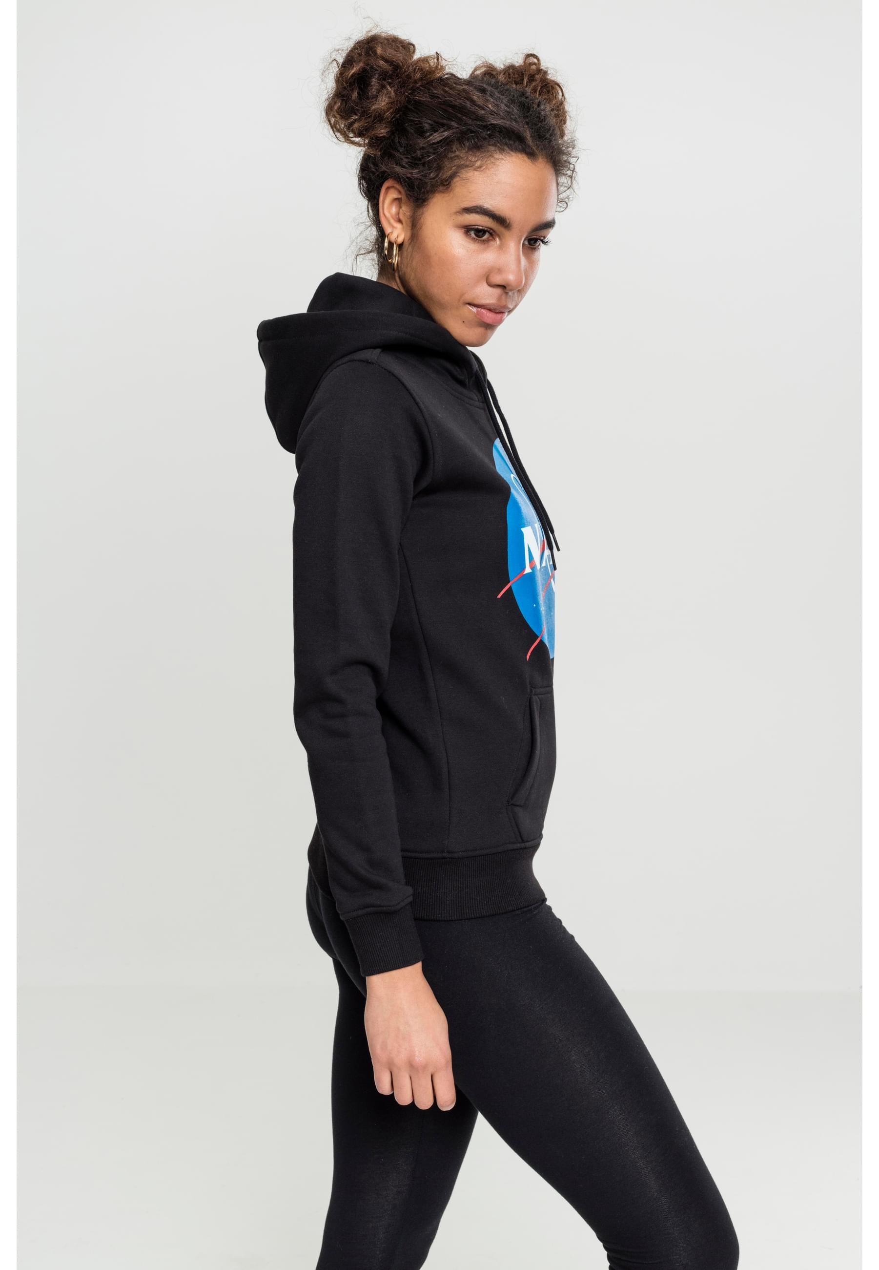 MisterTee Rundhalspullover »MisterTee Damen Ladies NASA Insignia Hoody« 1 Stk. tlg.