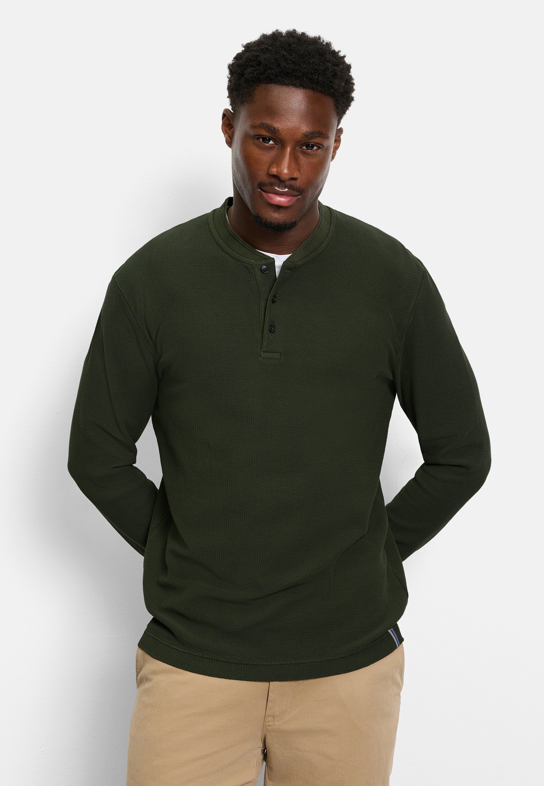 OLYMP Poloshirt "OLYMP Casual Wirk" günstig online kaufen