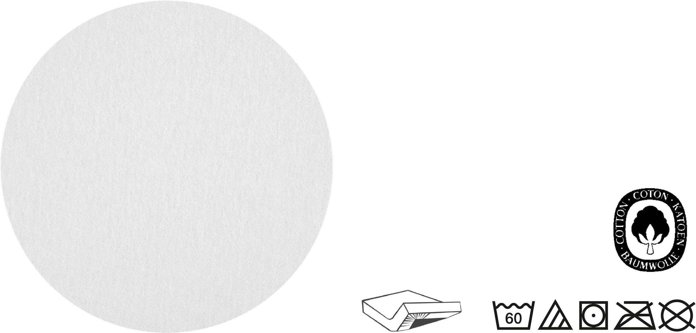 Biberna Spannbettlaken »Leila«, Bettlaken aus 100% Baumwolle, für Matratzenhöhen bis 22 cm
