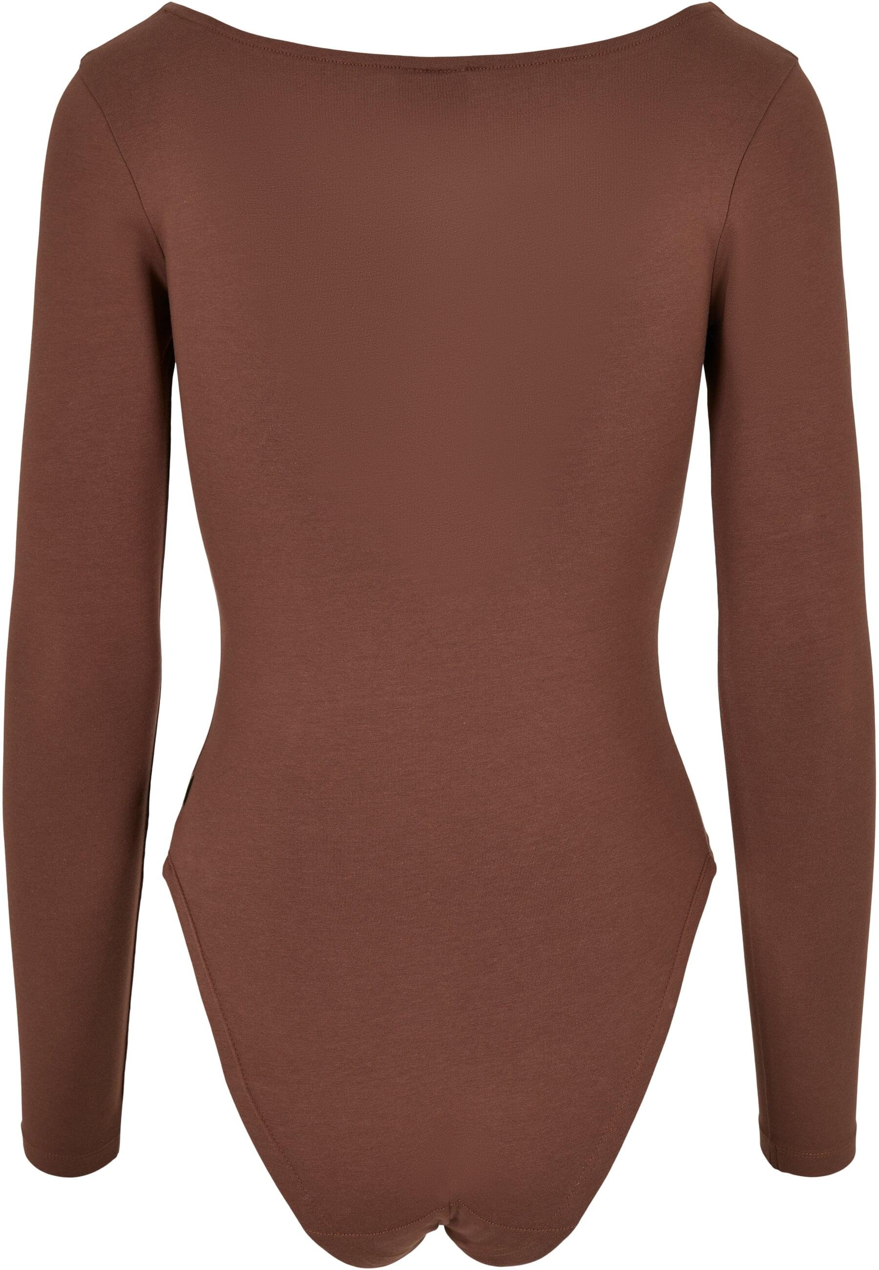 URBAN CLASSICS Langarmshirt »Urban Classics Damen Ladies Organic Longsleeve Body«, (1 tlg.)