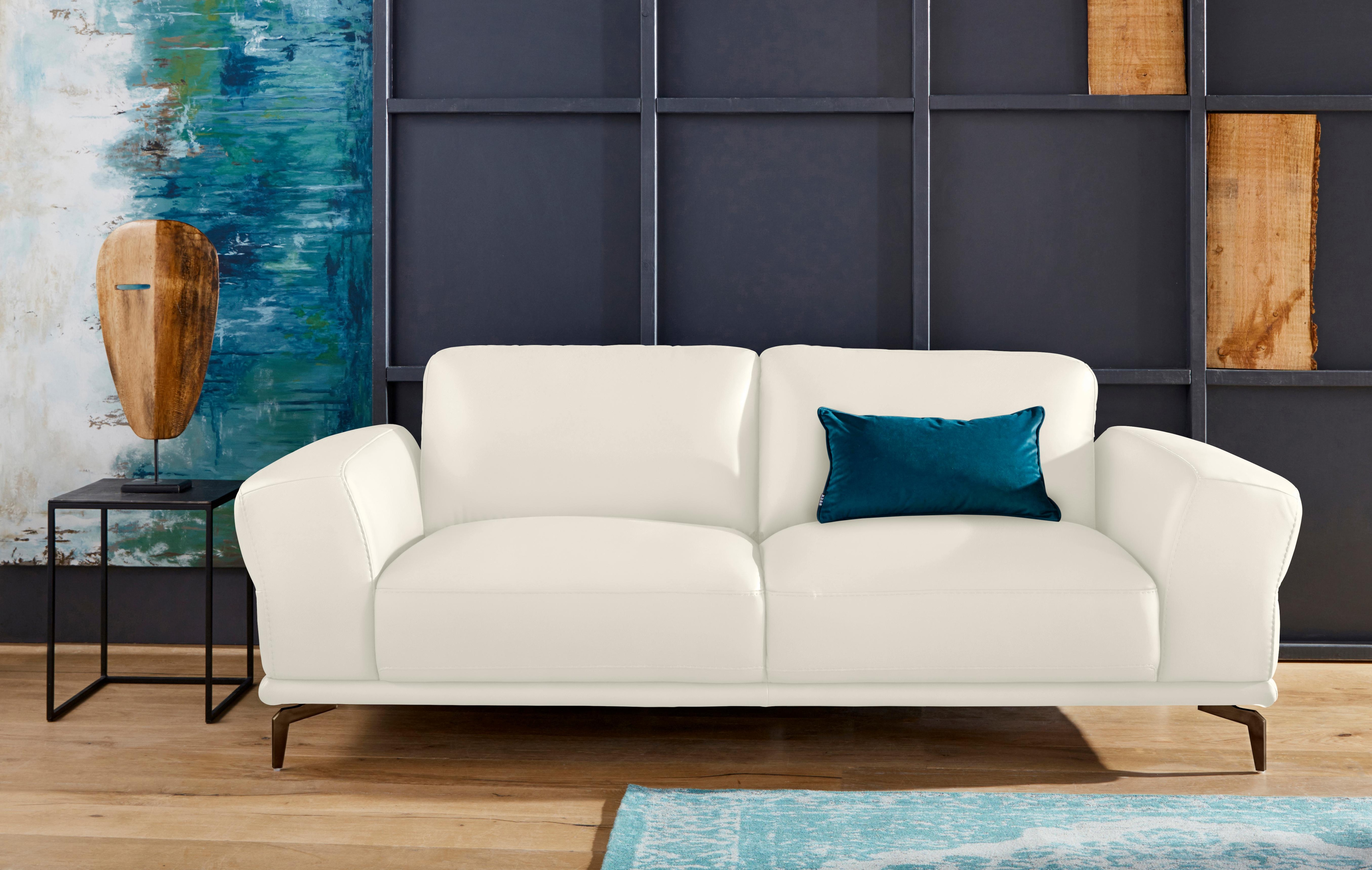 W.SCHILLIG 2,5-Sitzer "montanaa Designsofa mit erstklassigem Sitzkomfort, Federkern" mit Metallfüßen in Bronze pulverbeschichtet, Breite 212 cm