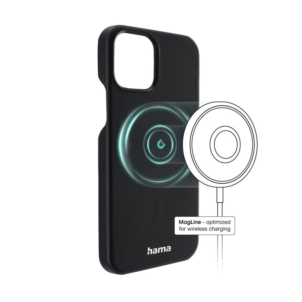 Hama Smartphone-Hülle »Handyhülle f. Apple iPhone 12 mini Wireless Charging f. Apple MagSafe«