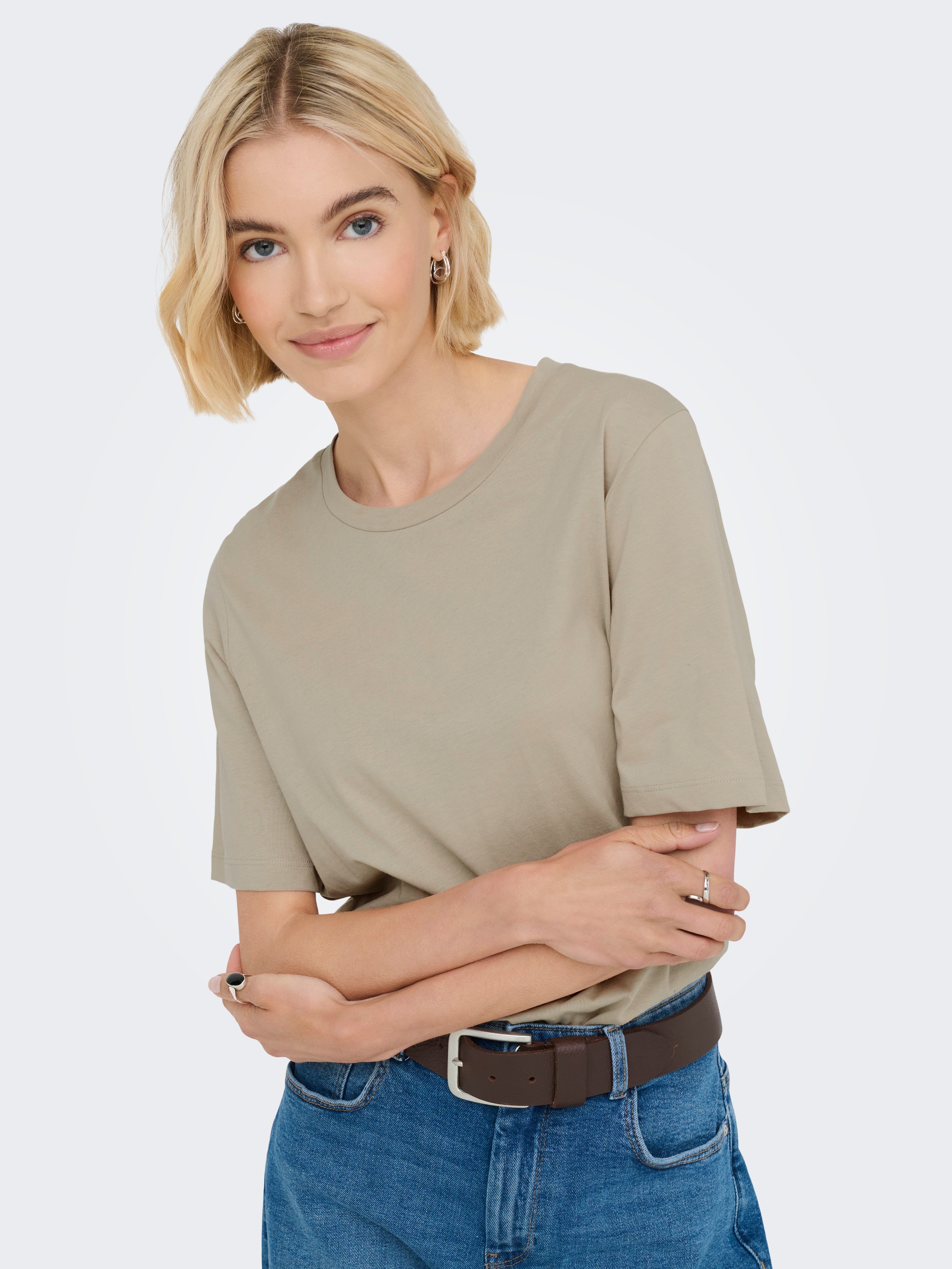 ONLY Kurzarmshirt "ONLONLY S/S TEE NOOS 2 PACK", (Packung, 2 tlg.) günstig online kaufen