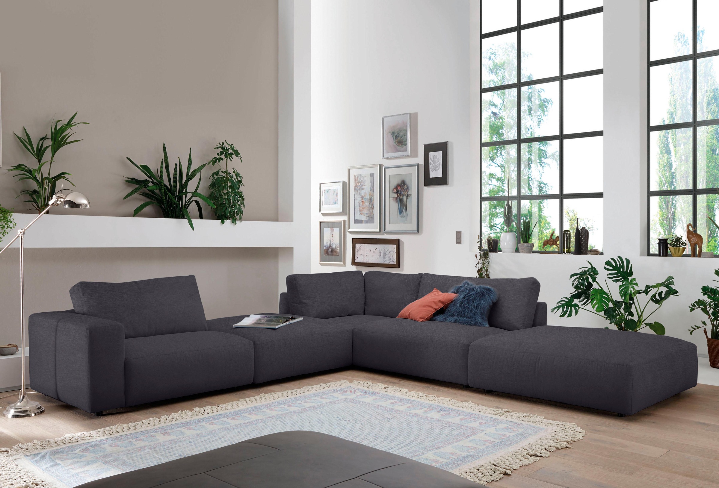 Musterring Ecksofa »LUCIA L-Form«, in vielen Qualitäten und 4 verschieden Nähten