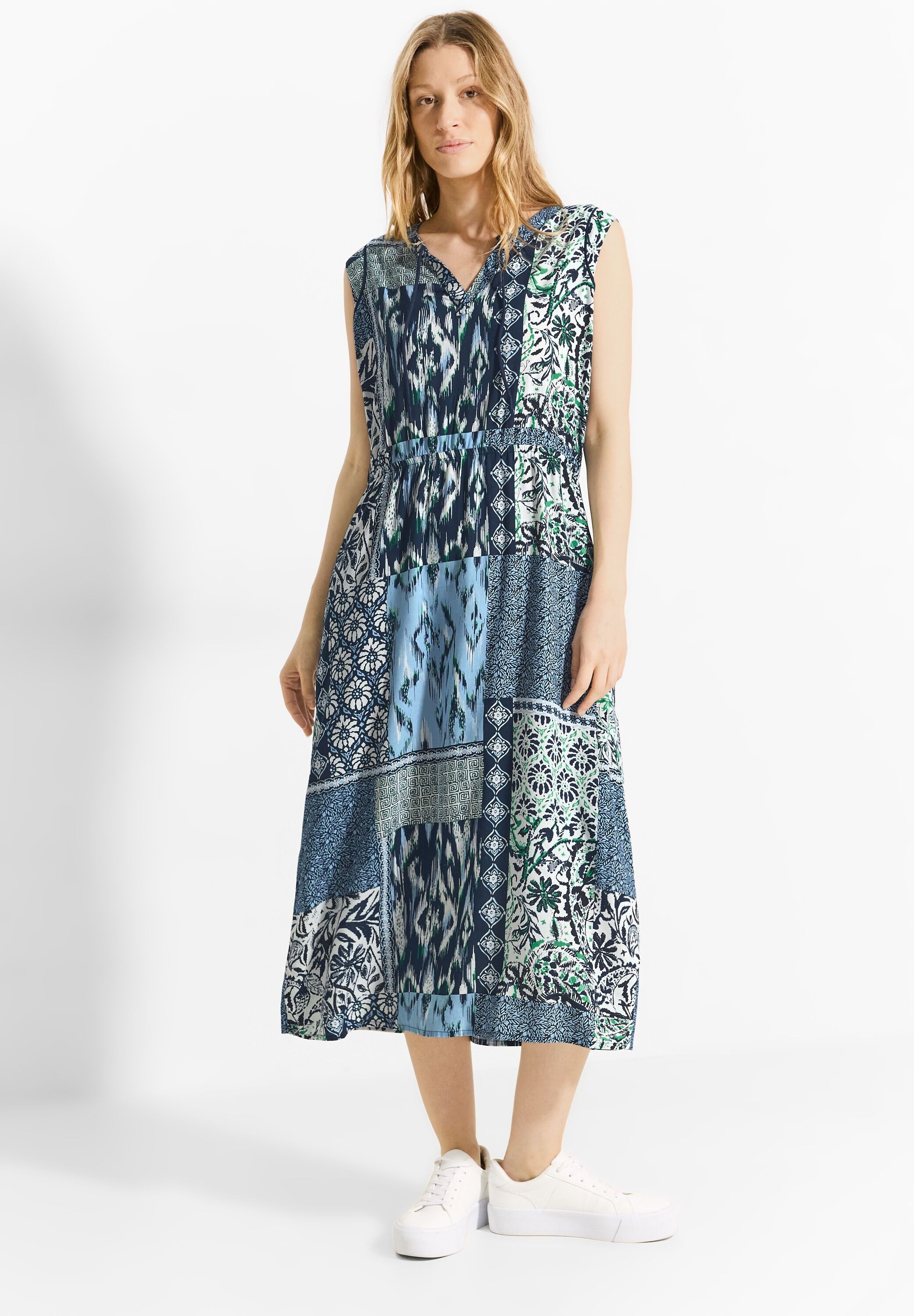 Cecil Sommerkleid Ohne Taschen aus Viskose günstig online kaufen