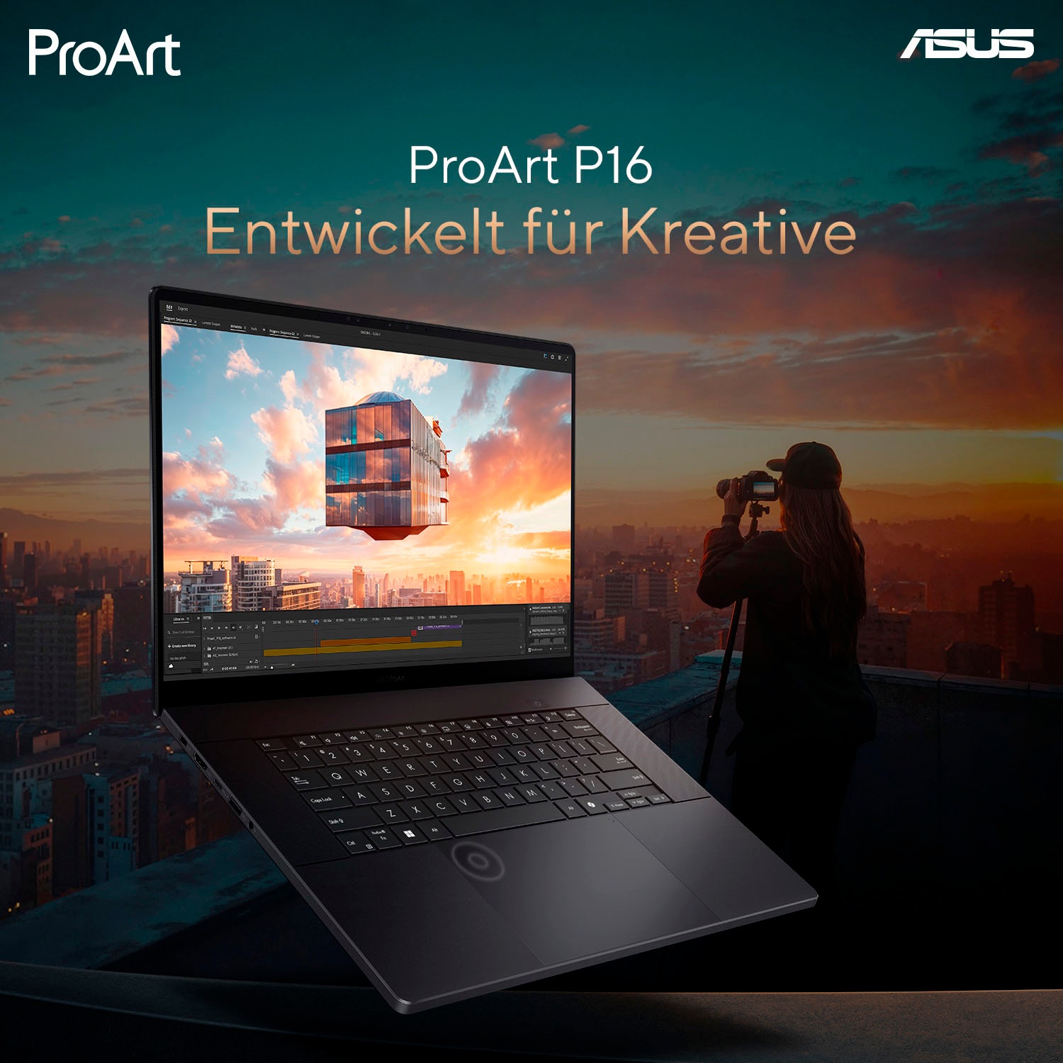 Asus Gaming-Notebook »ProArt P16 H7606WP-RJ084X«, 40,6 cm, / 16 Zoll, AMD, Ryzen™ AI 9, GeForce RTX 5070, 2000 GB SSD