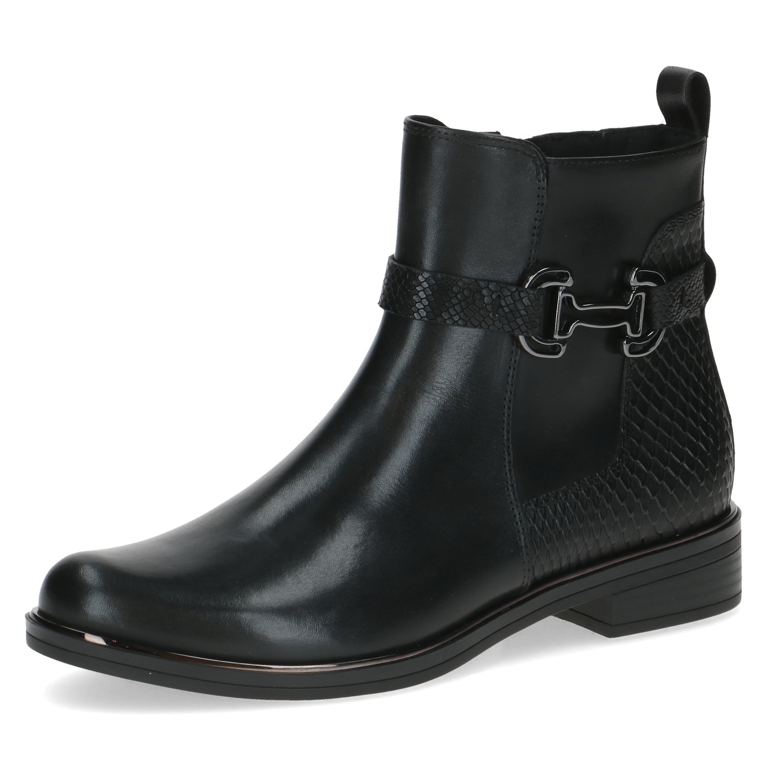 Caprice Stiefelette, Blockabsatz, Businessschuh, Boots mit edlem Schmuckele günstig online kaufen