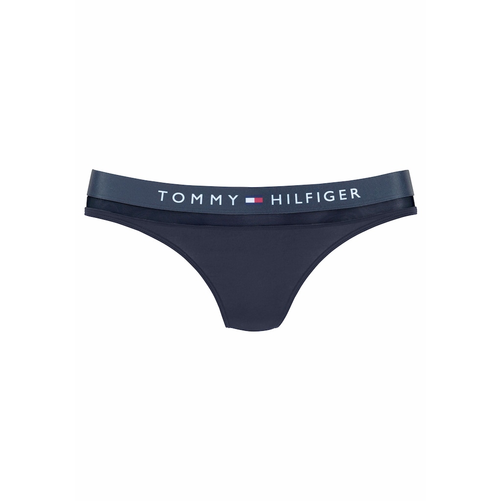 Tommy Hilfiger Underwear String mit leicht transparentem Mesheinsatz