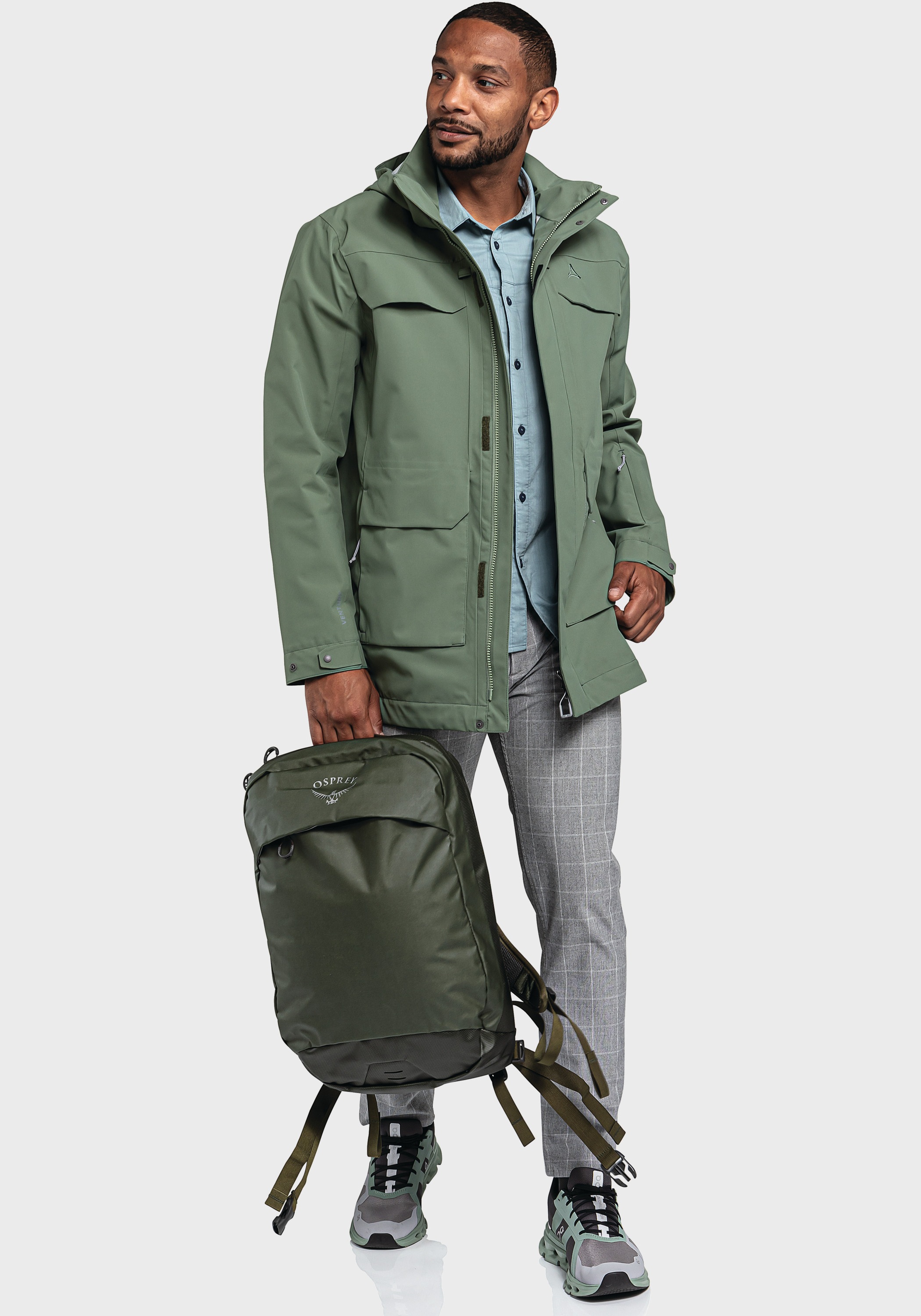 Schöffel Outdoorjacke »Jacket Geneva M«, mit Kapuze