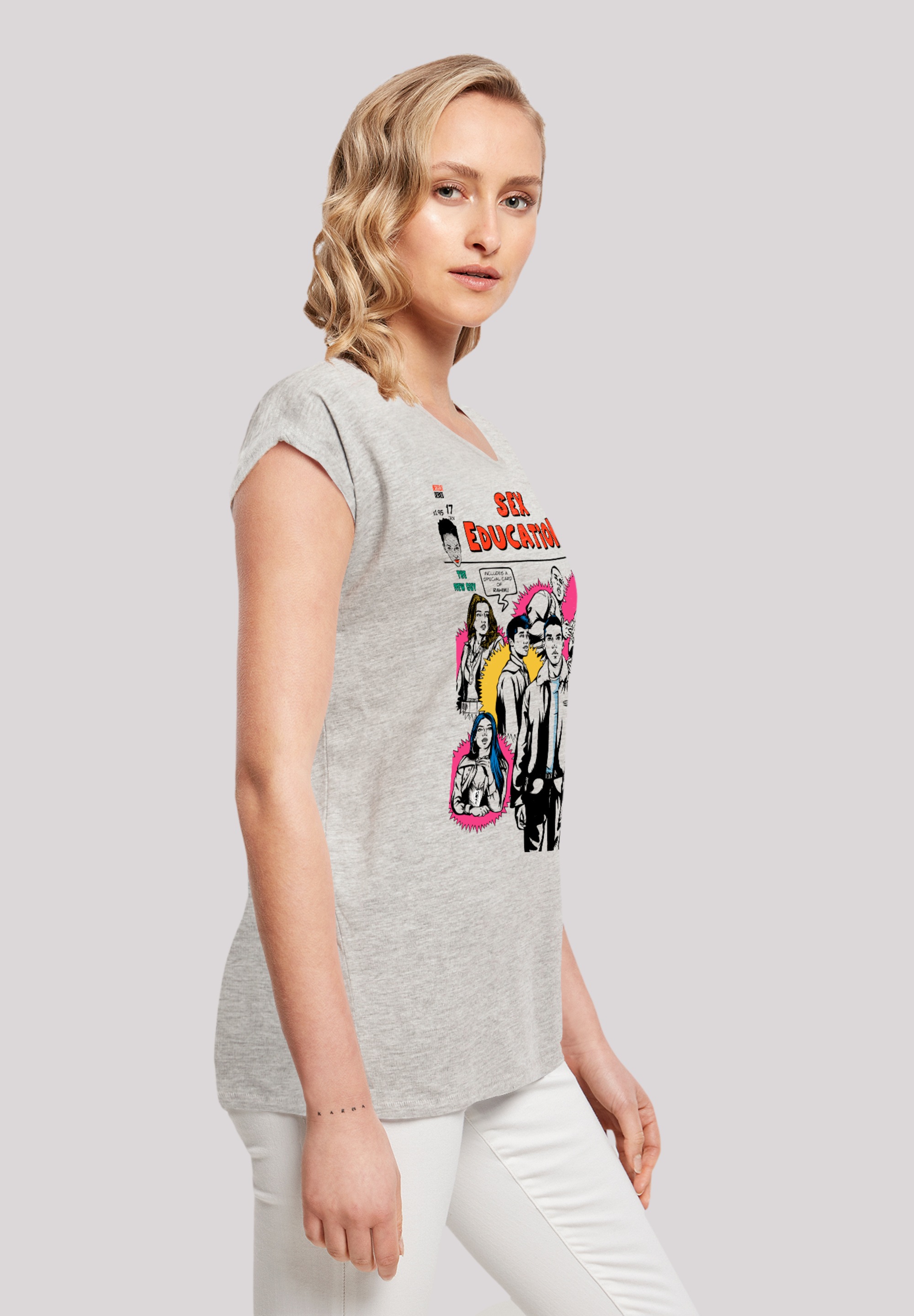 F4NT4STIC T-Shirt »Sex Education Magazine Cover«, Premium Qualität