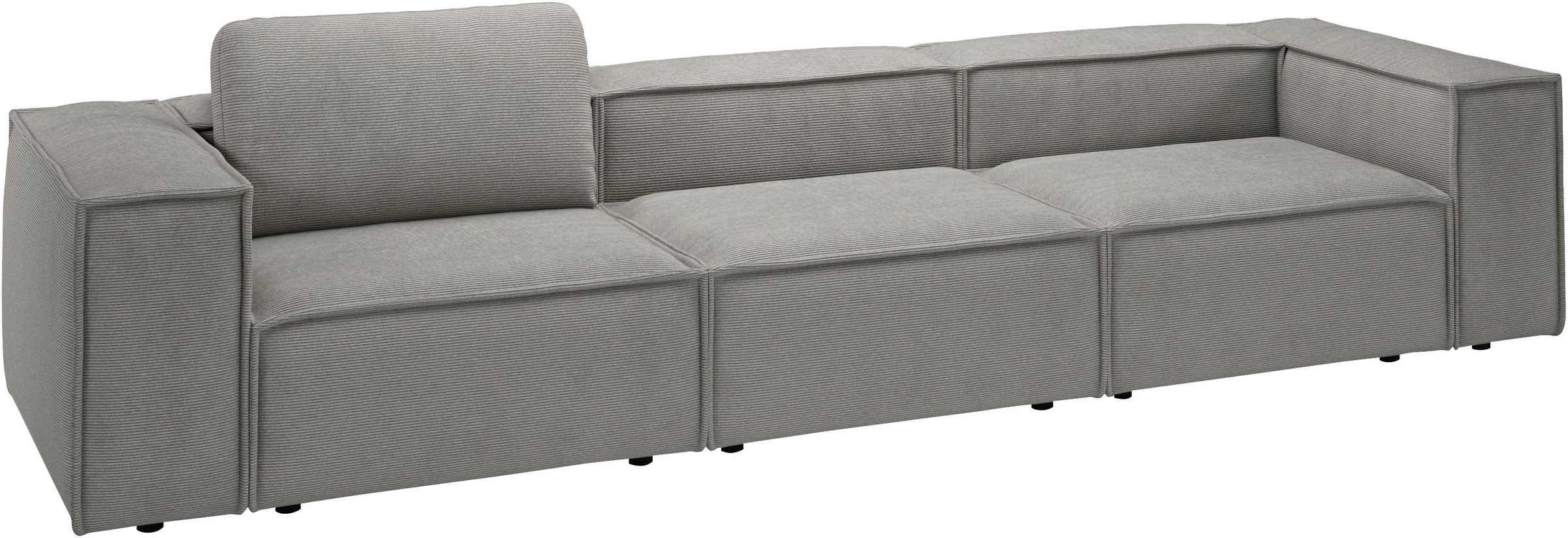 Places of Style 3,5-Sitzer »Watertown, modernes Big-Sofa XXL, 336 cm Breite, auch in Feincord«, Riesiges Designersofa mit viel Platz & weichen Bezügen in Trendfarben