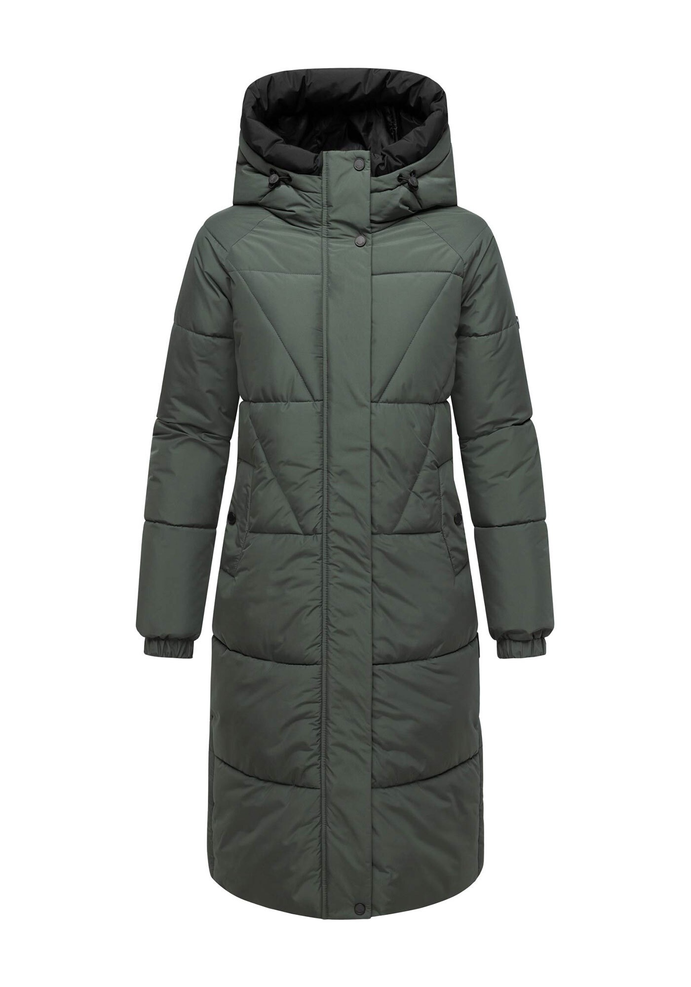 Marikoo Winterjacke »Yaskaa«, Bewegungsschlitze mit Druckknopfverschluss