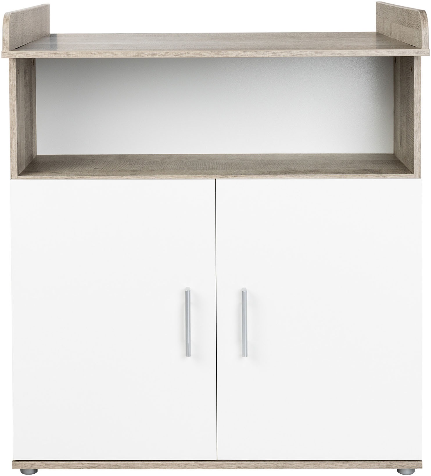 arthur berndt Babyzimmer-Komplettset »Jugendzimmer-Set »Kilian« 4-teilig«, (4 tlg.), Platinum Oak/ Weiß Nachbildung